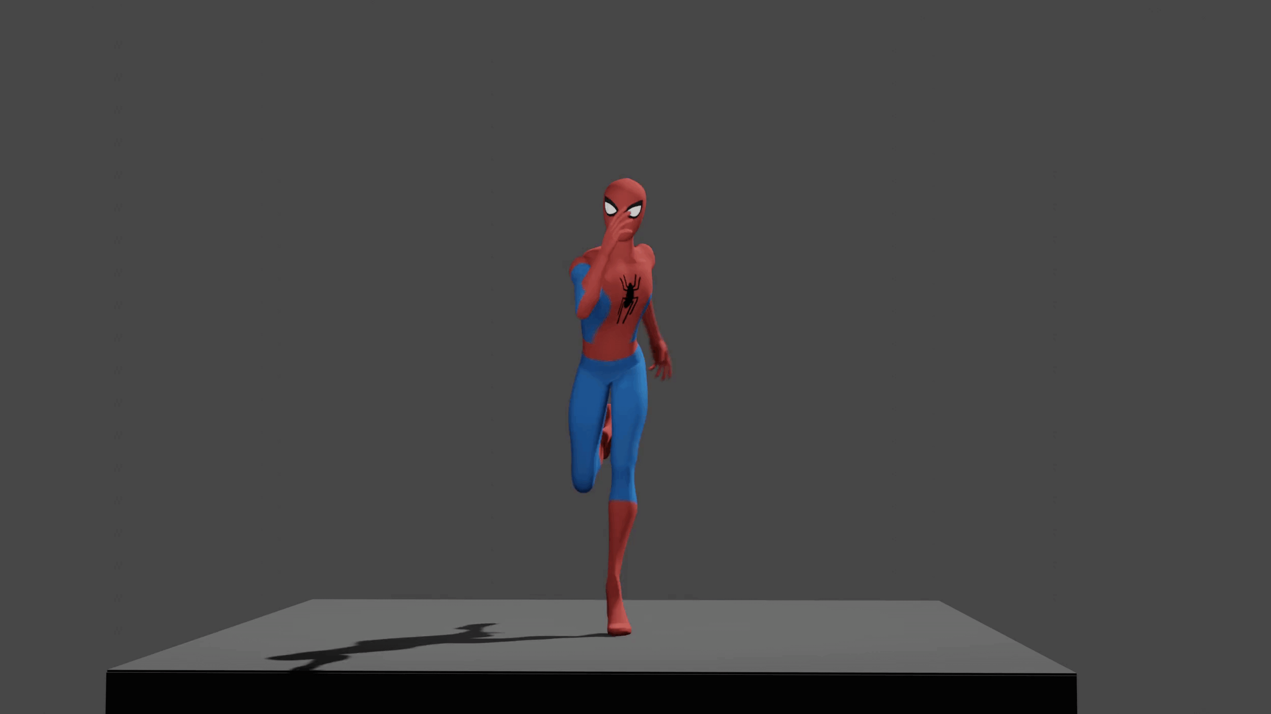 ArtStation - Spider man run animation