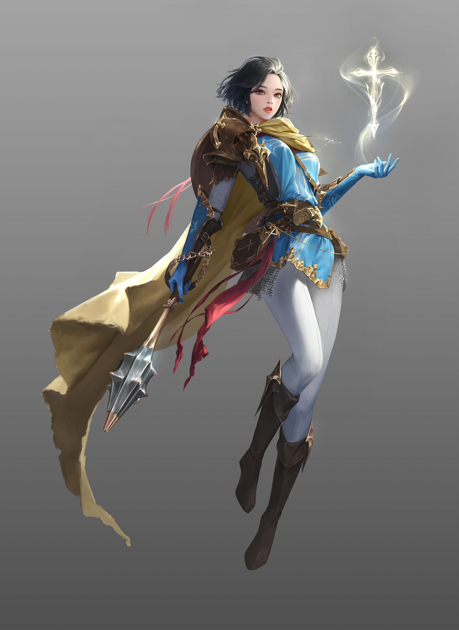 ArtStation DND remake female cleric