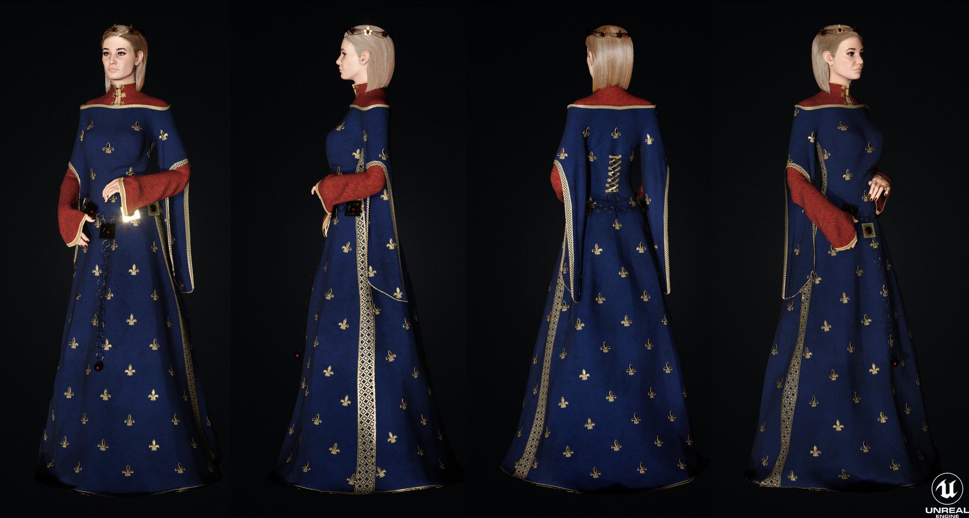 Marina Firmhofer Middle Ages Royal Clothing Study