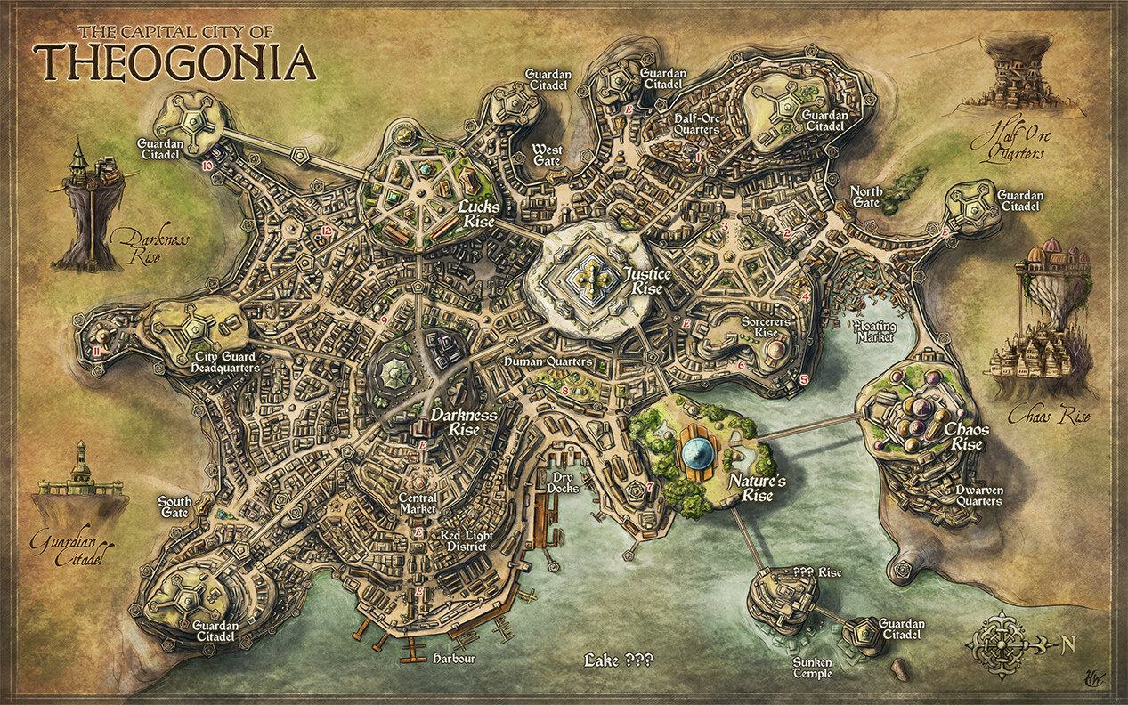 Fantasy Citymap