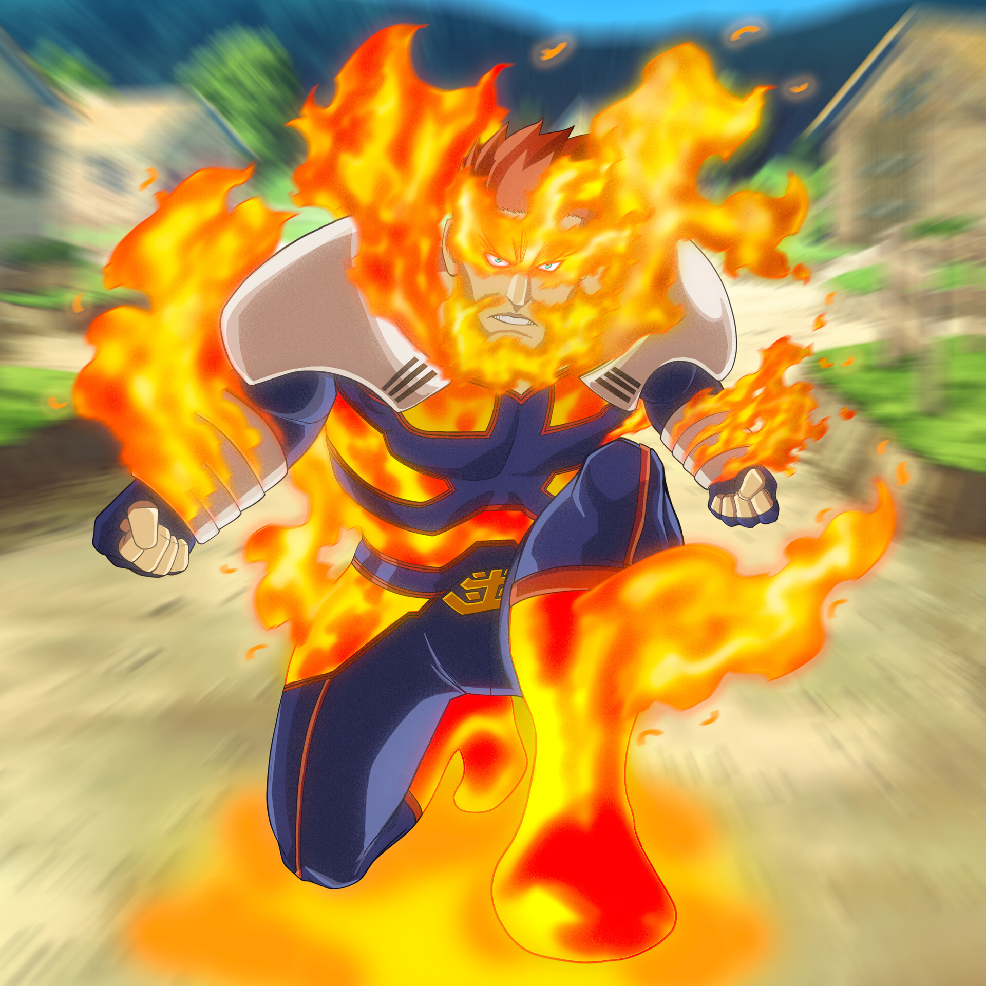 Kyle Castillo - My Hero Academia: Endeavor the Flame Hero, image size:1920x1920