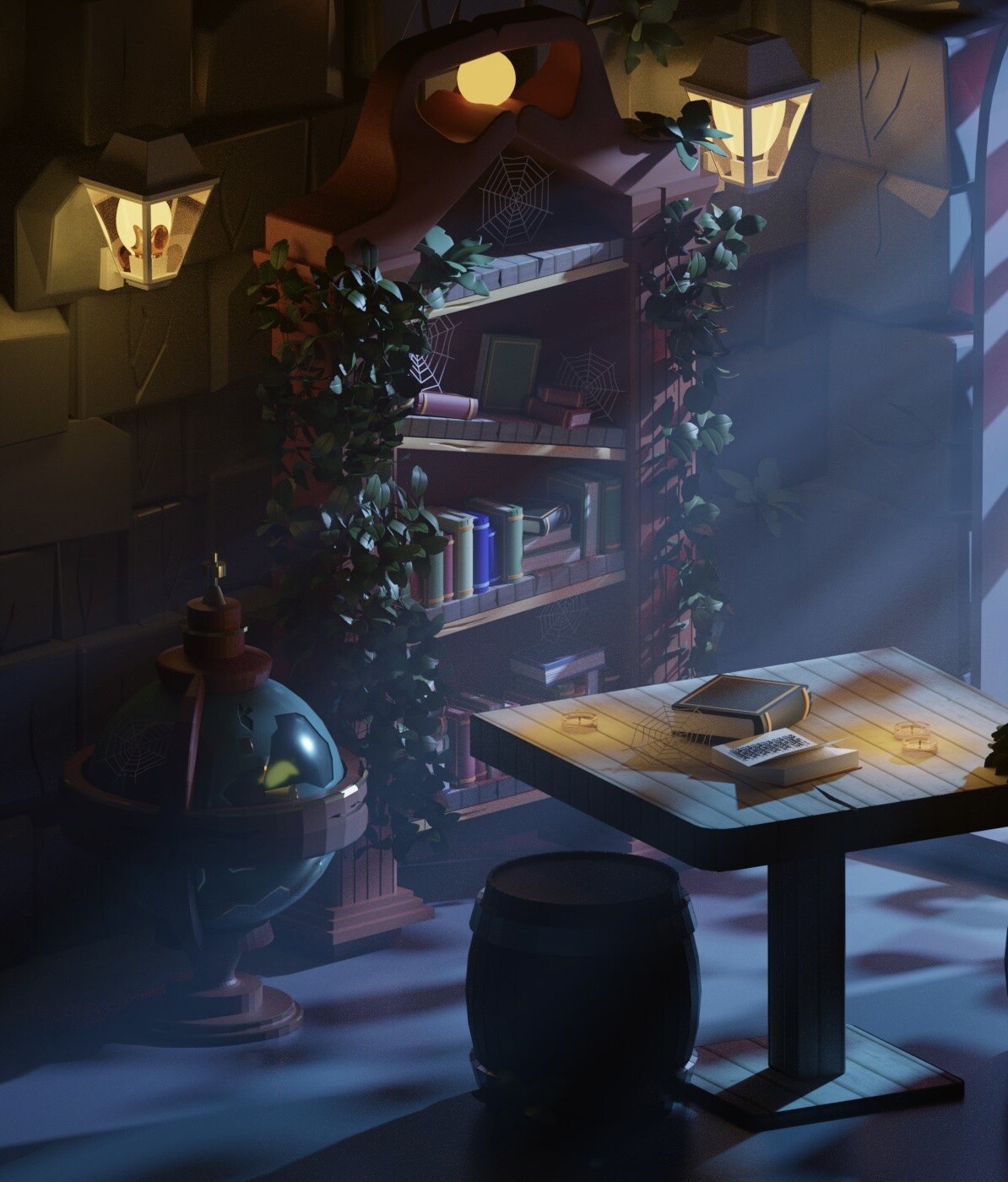 ArtStation - mysterious room
