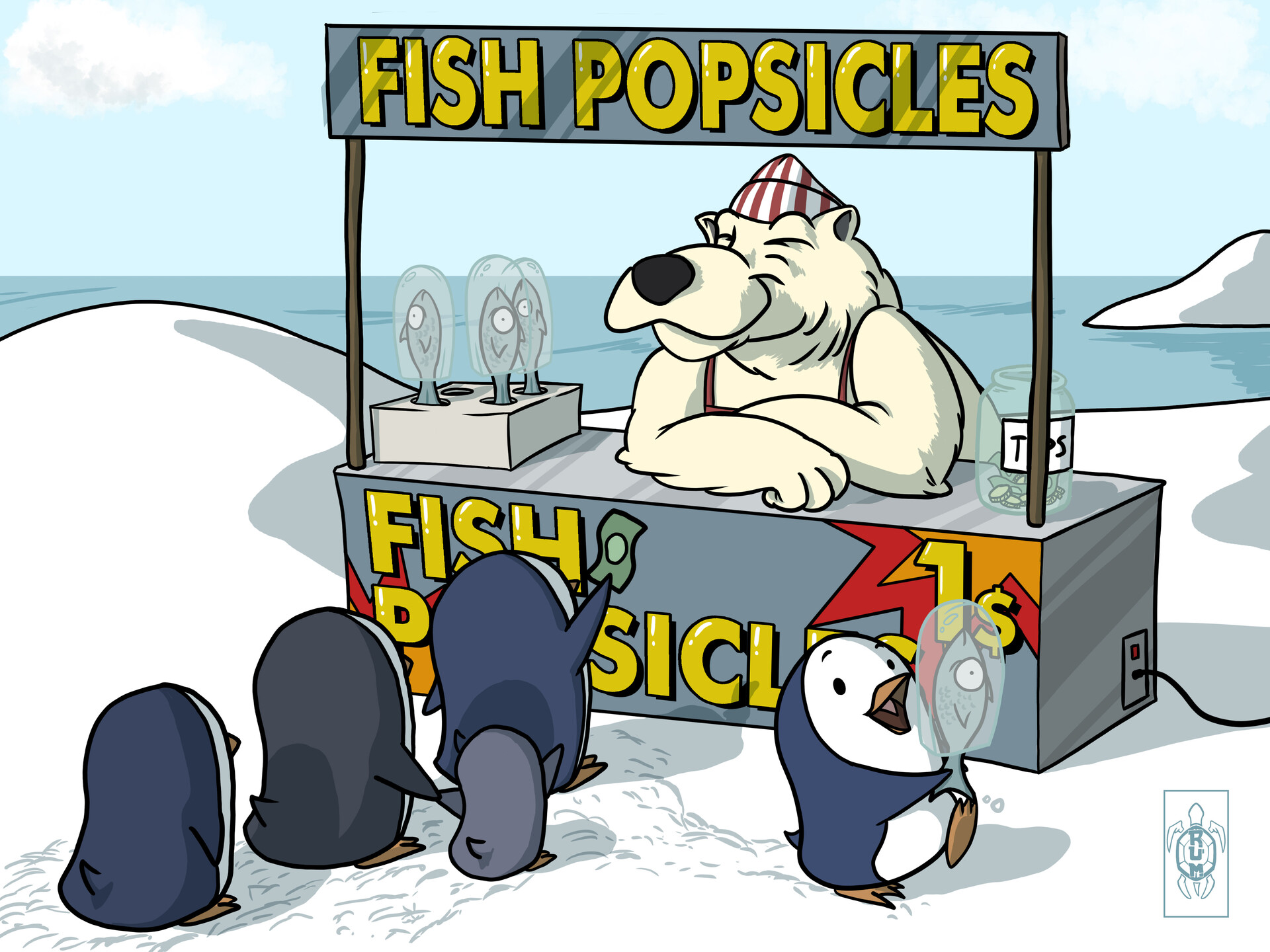 ArtStation - Fish Popsicles