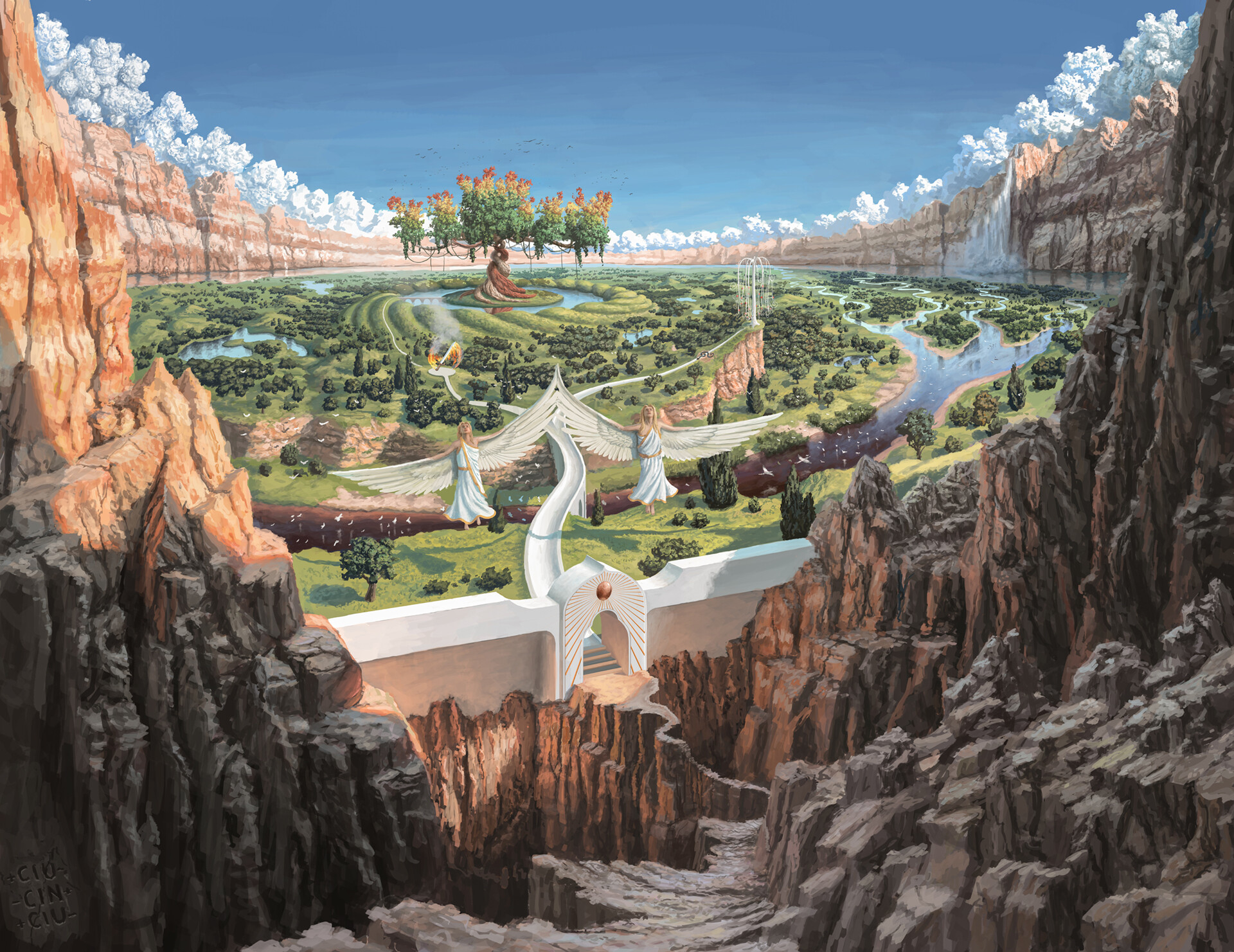 ArtStation Road to garden of Eden