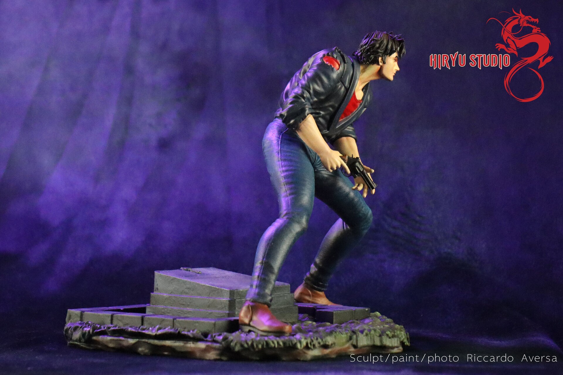 ArtStation - 冴羽 獠 Ryo Saeba from City Hunter statue