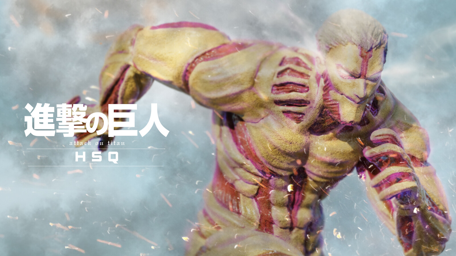 Artstation Attack On Titan High Poly Armored Titan Reiner Braun Hisqie Furqoni