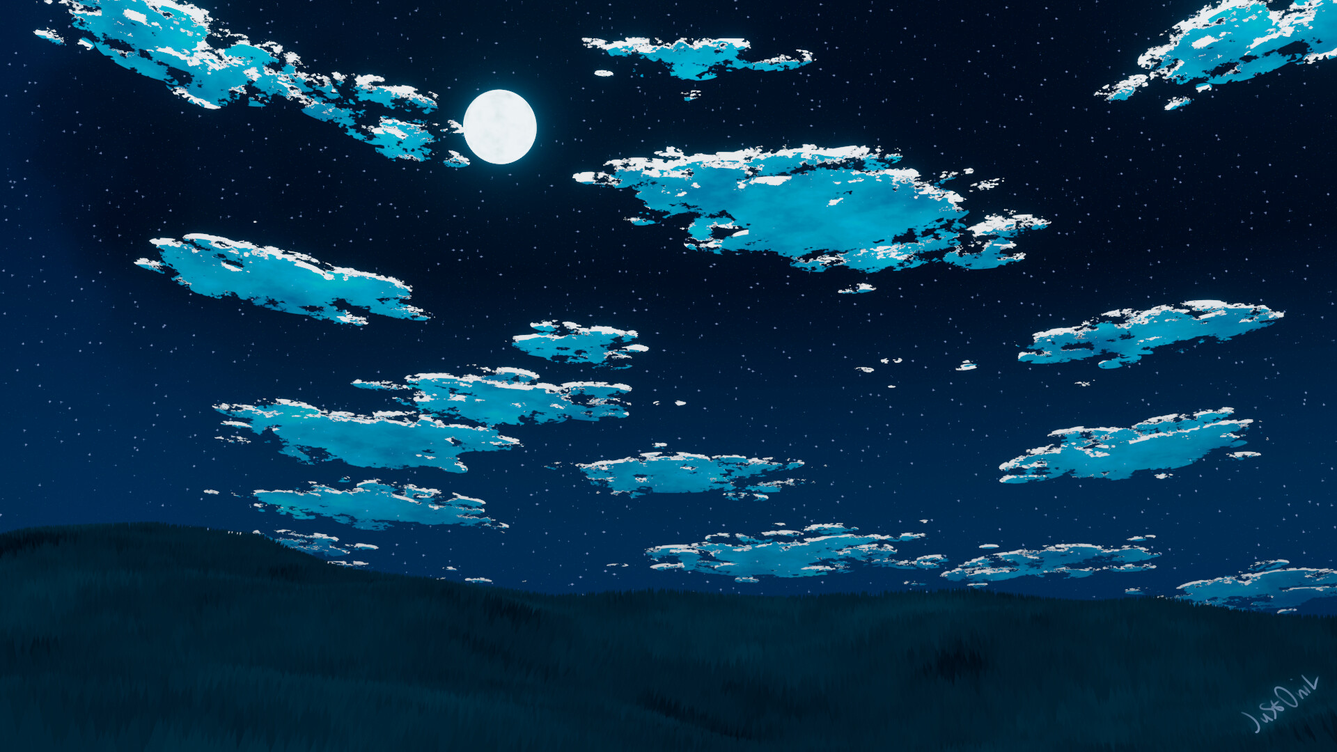 アニメ NOCTURNAL LANDSCAPE Foxtail-Grass Studio Nocturnal Landscape Foxtail-Grass Studio - アニメ