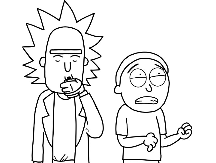 ArtStation - Rick and Morty Animation Loops #1