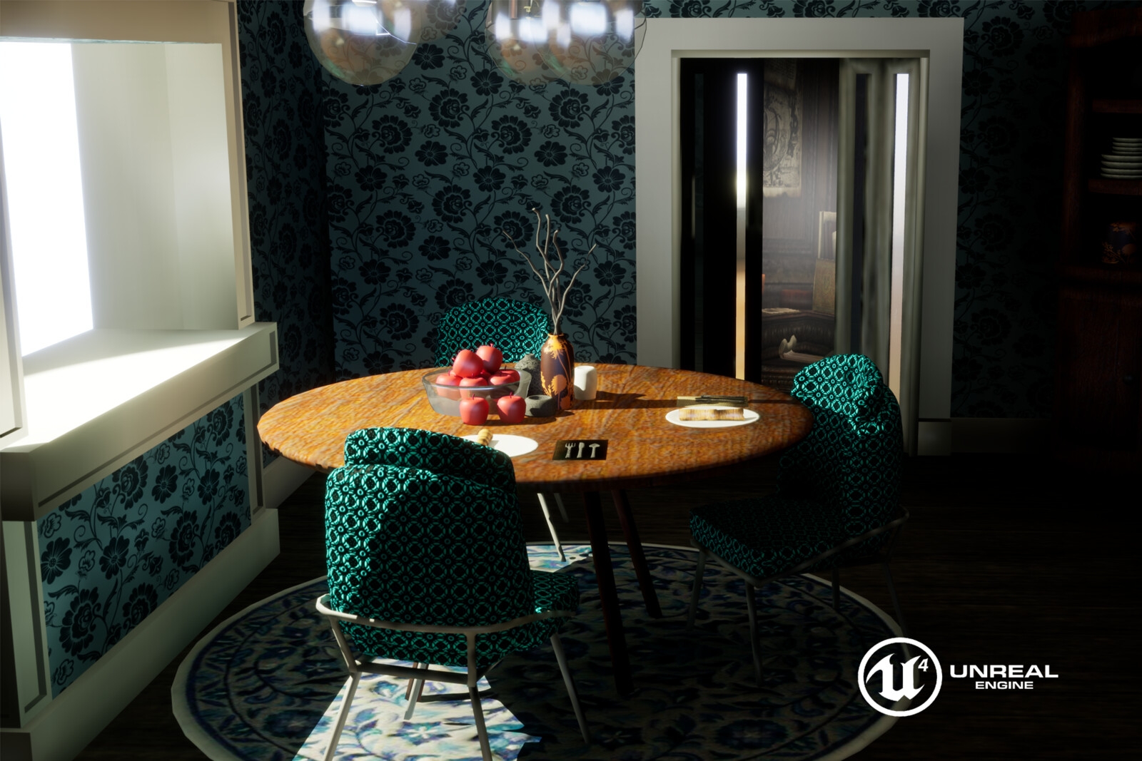 Coffee Nook Environment - The Blue Room