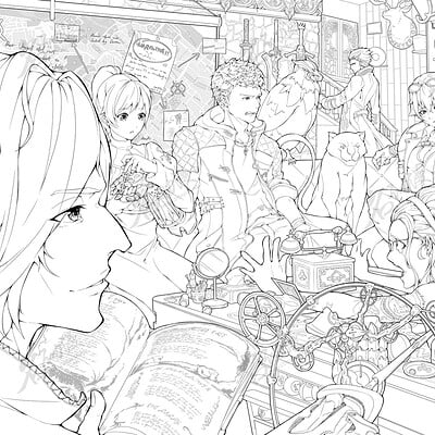 Artstation 和风少年的休息时间 名动漫学员cg漫画作品 Artstation 和风少年的休息时间 名动漫学员cg漫画作品