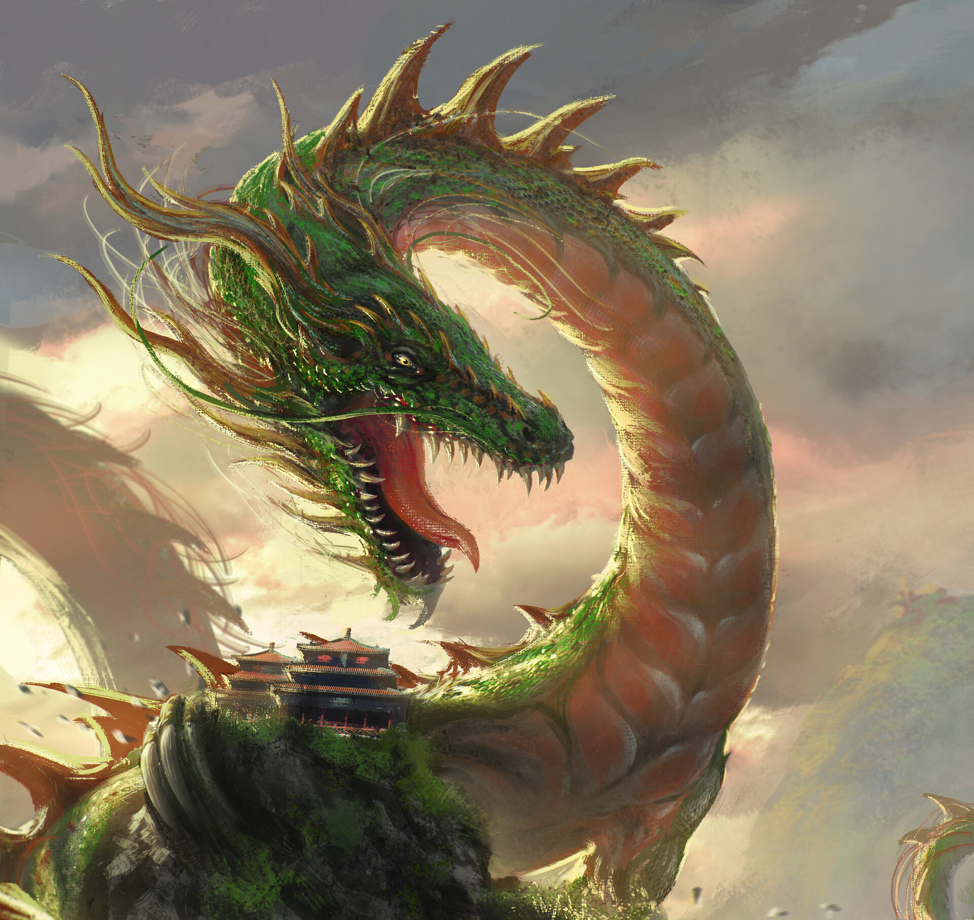 Dragon king. Дракон Кинг арт.