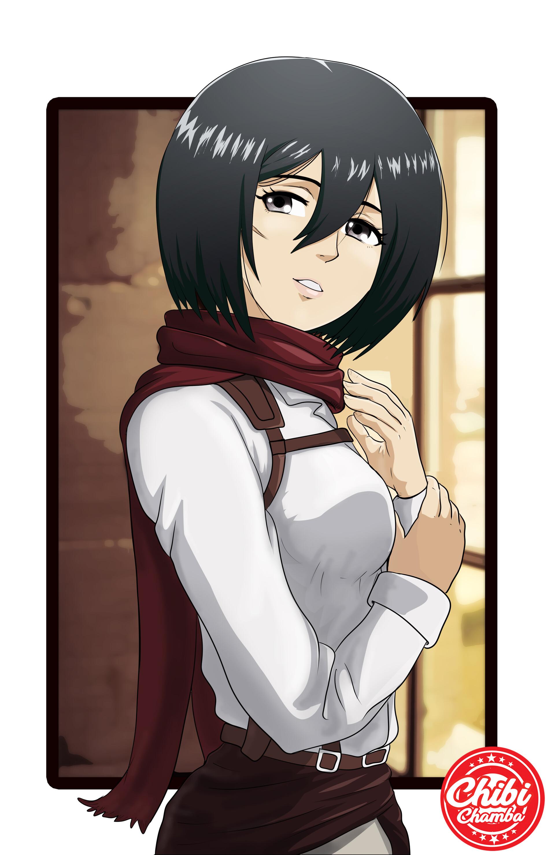 Artstation Mikasa Ackerman Chibichamba Artstation Mikasa Ackerman Chibichamba