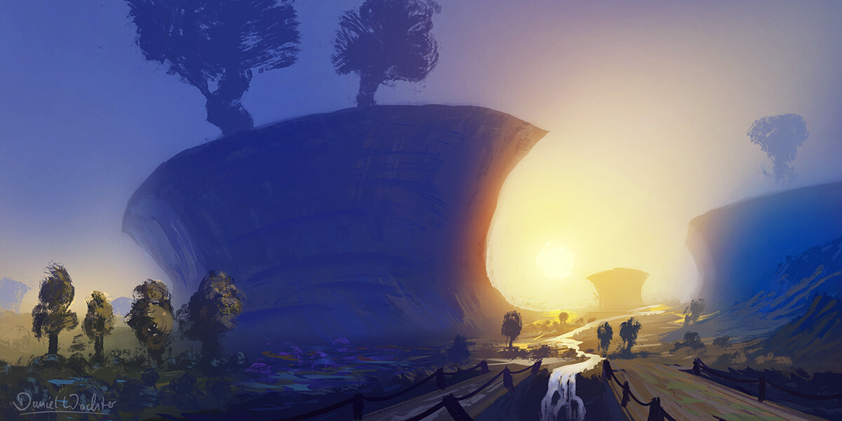 Environment Sketch 5 - Anvil Hills