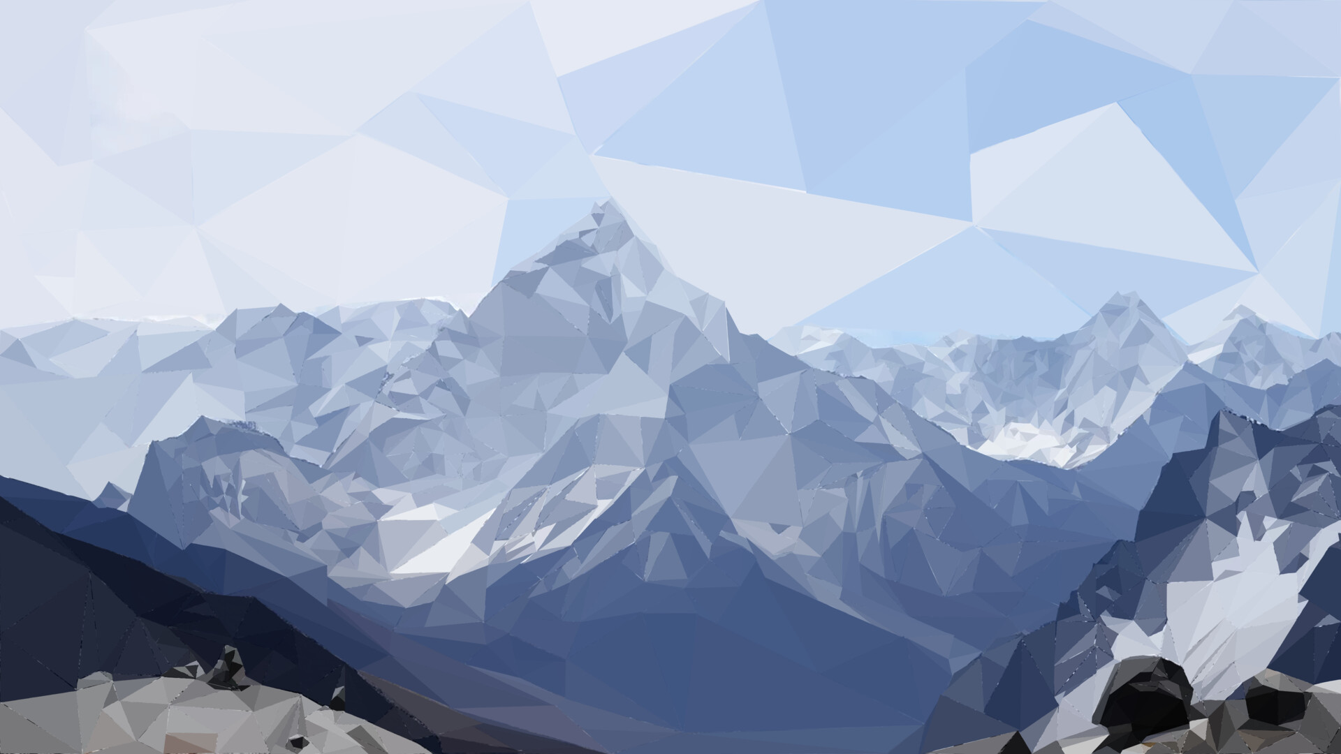 Mountain polygon best sale