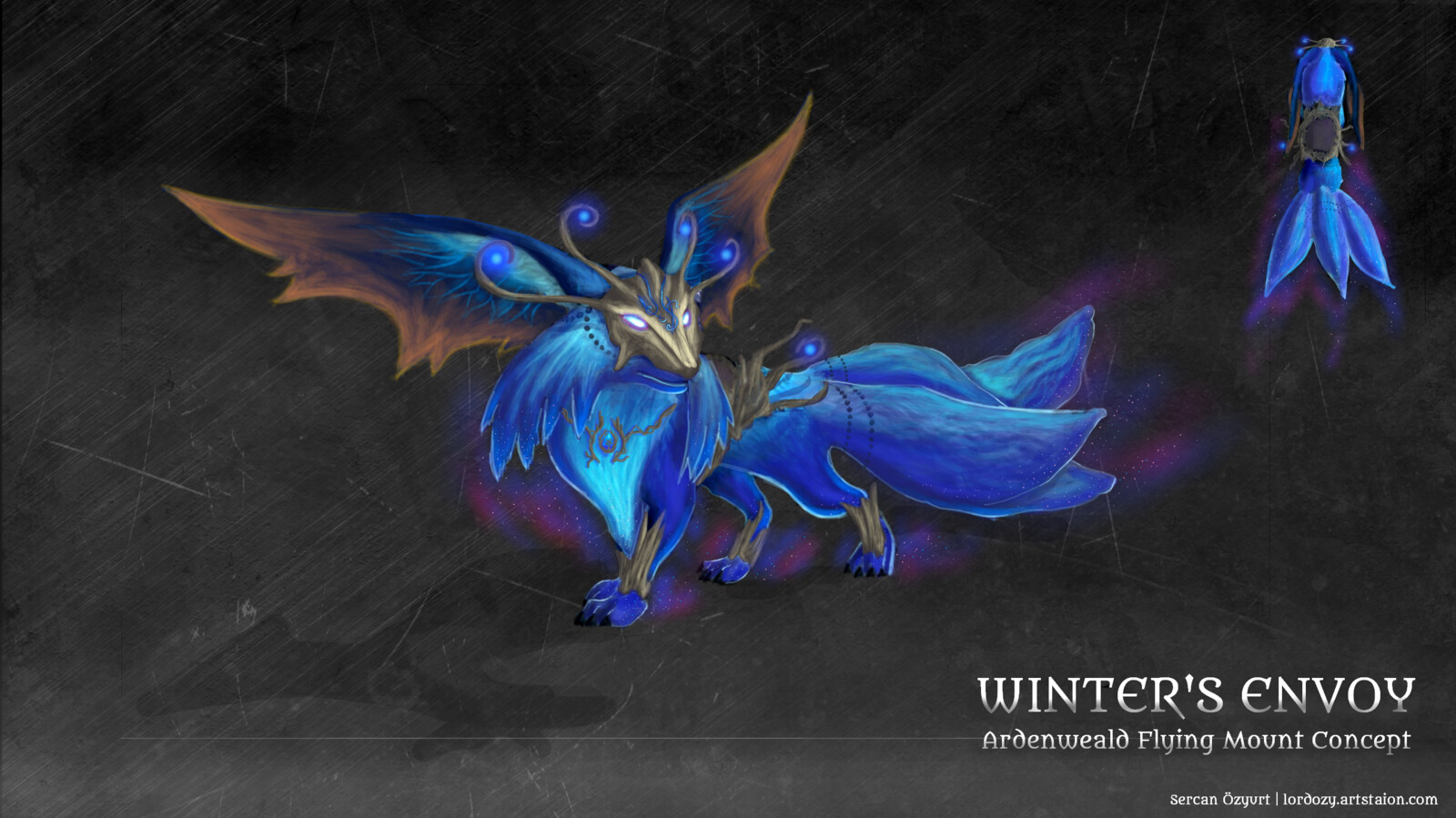 [Fan Concept] Ardenweald Flying Mount - World of Warcraft
