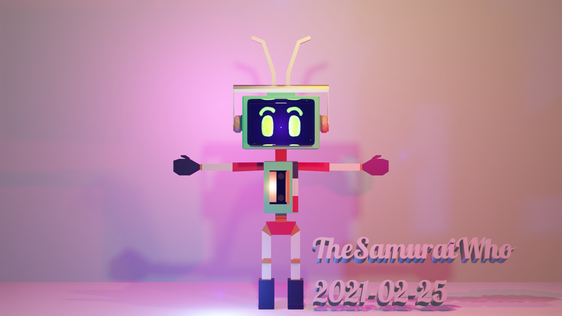 ArtStation TV Tape Boy