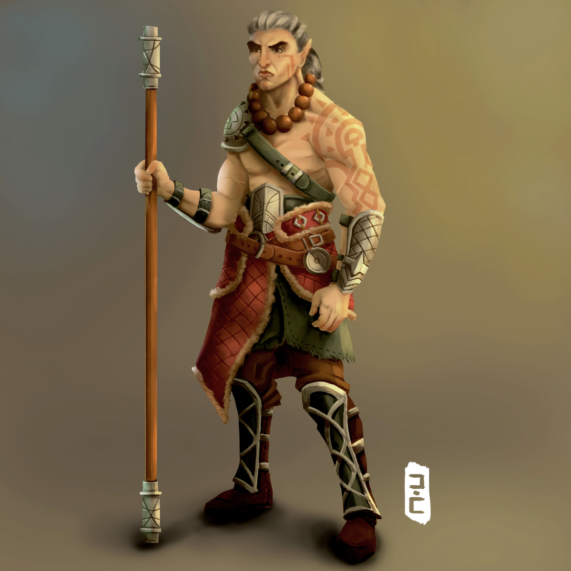 ArtStation Monk DnD