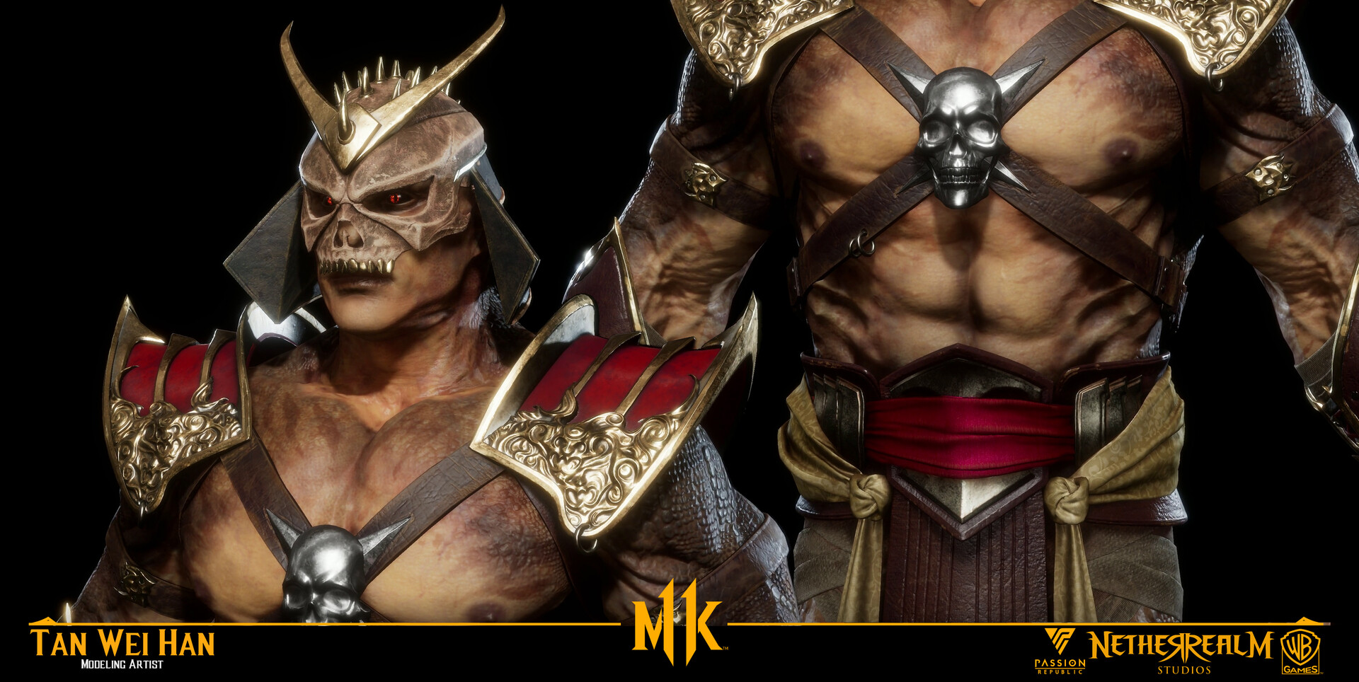 ArtStation - Commission: 3D Prints of Shao Kahn's armor Mortal Kombat 11