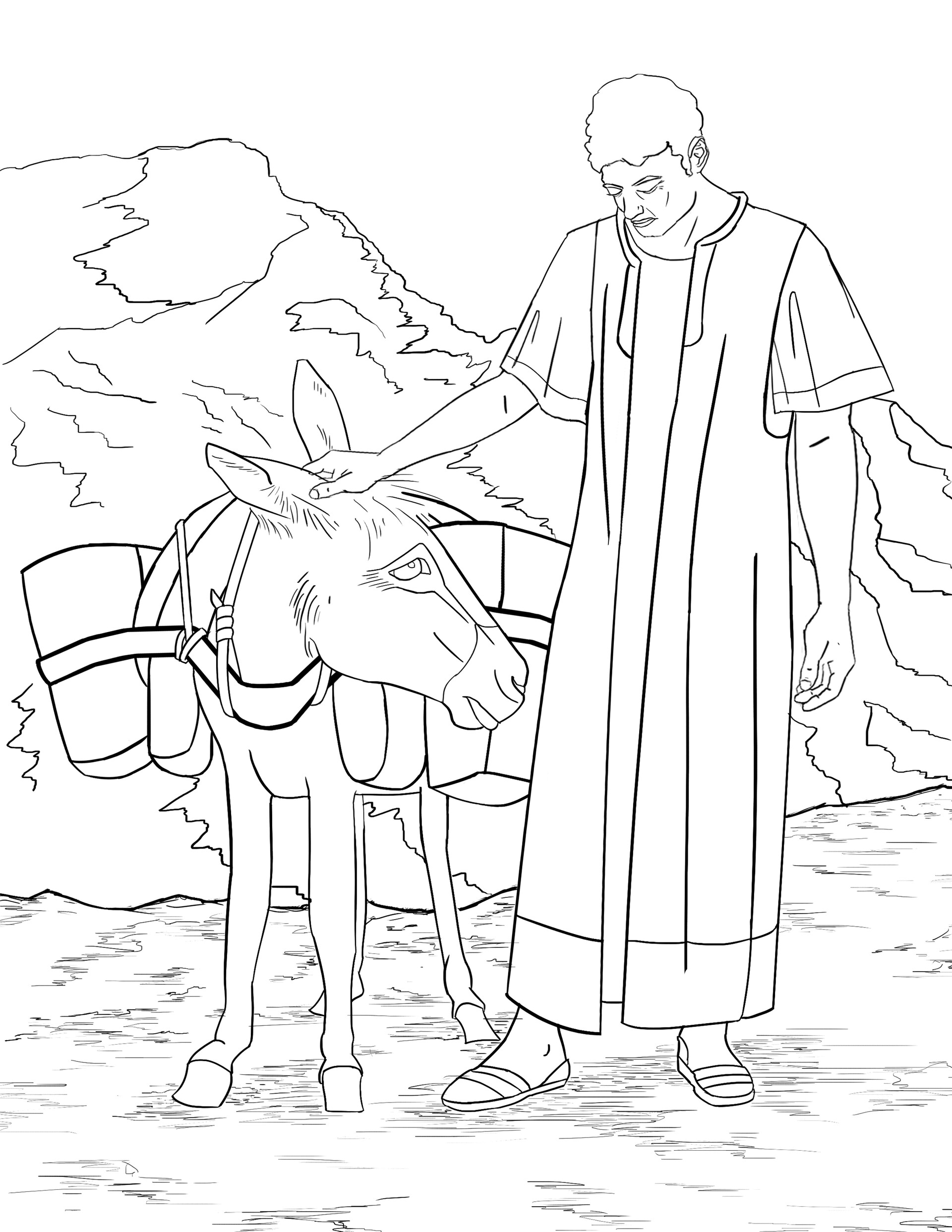 ArtStation - Balaam and his Donkey