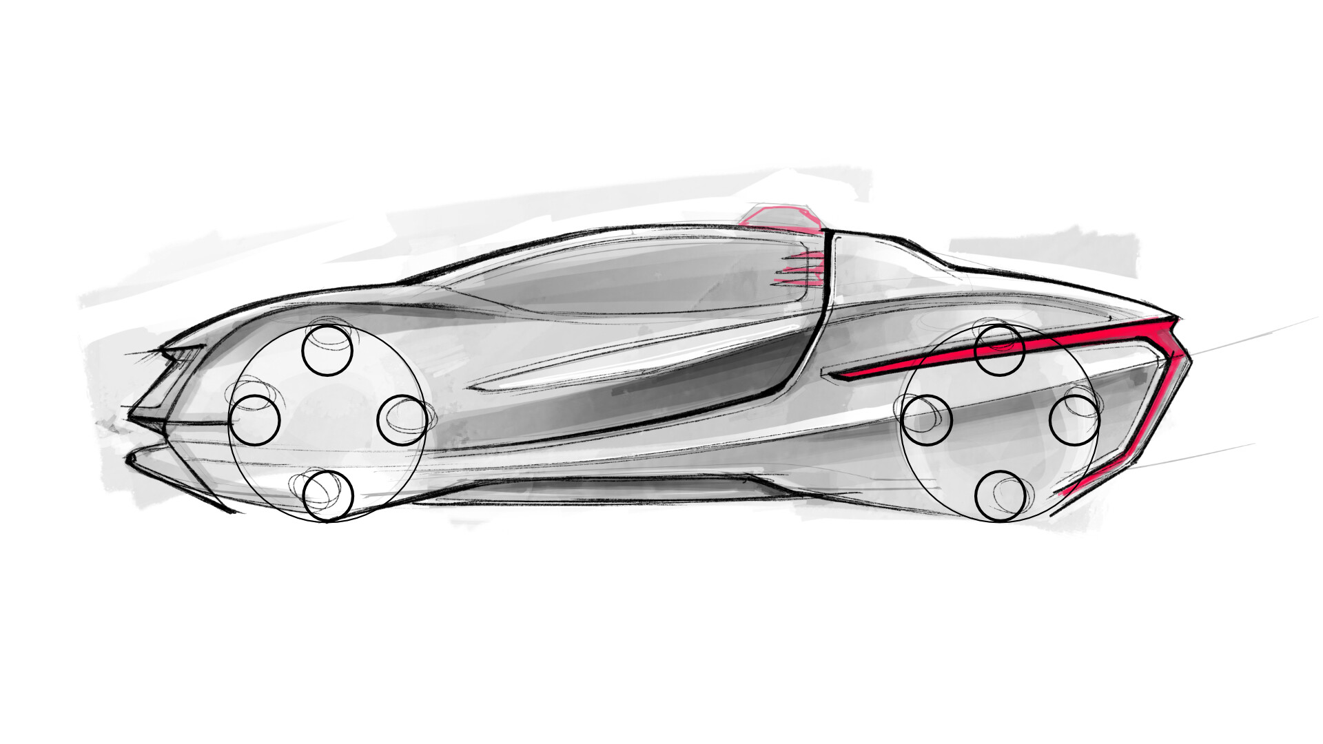 futuristic design vehicle, future car, design sketch, vector illustration  Stock Vector | Adobe Stock