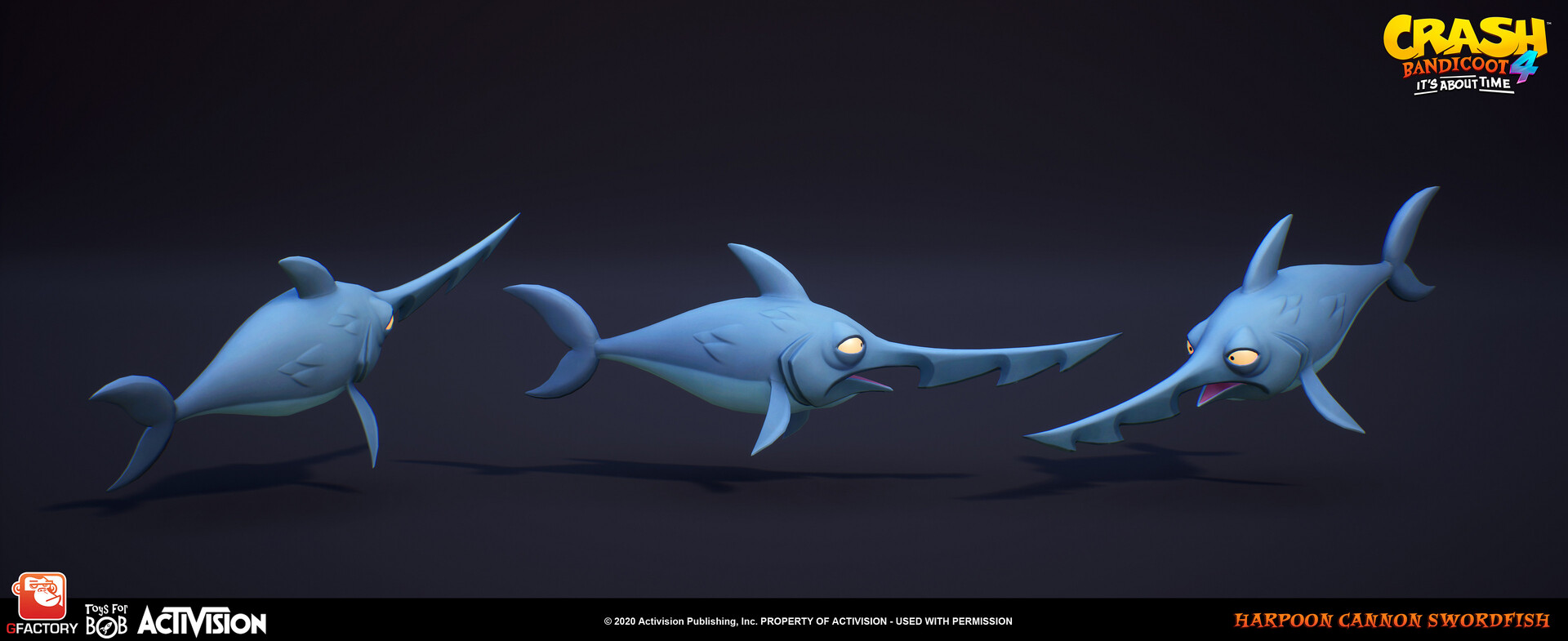 Marion VOLPE Dangerous Fishes ! Crash Bandicoot 4 It's About Time