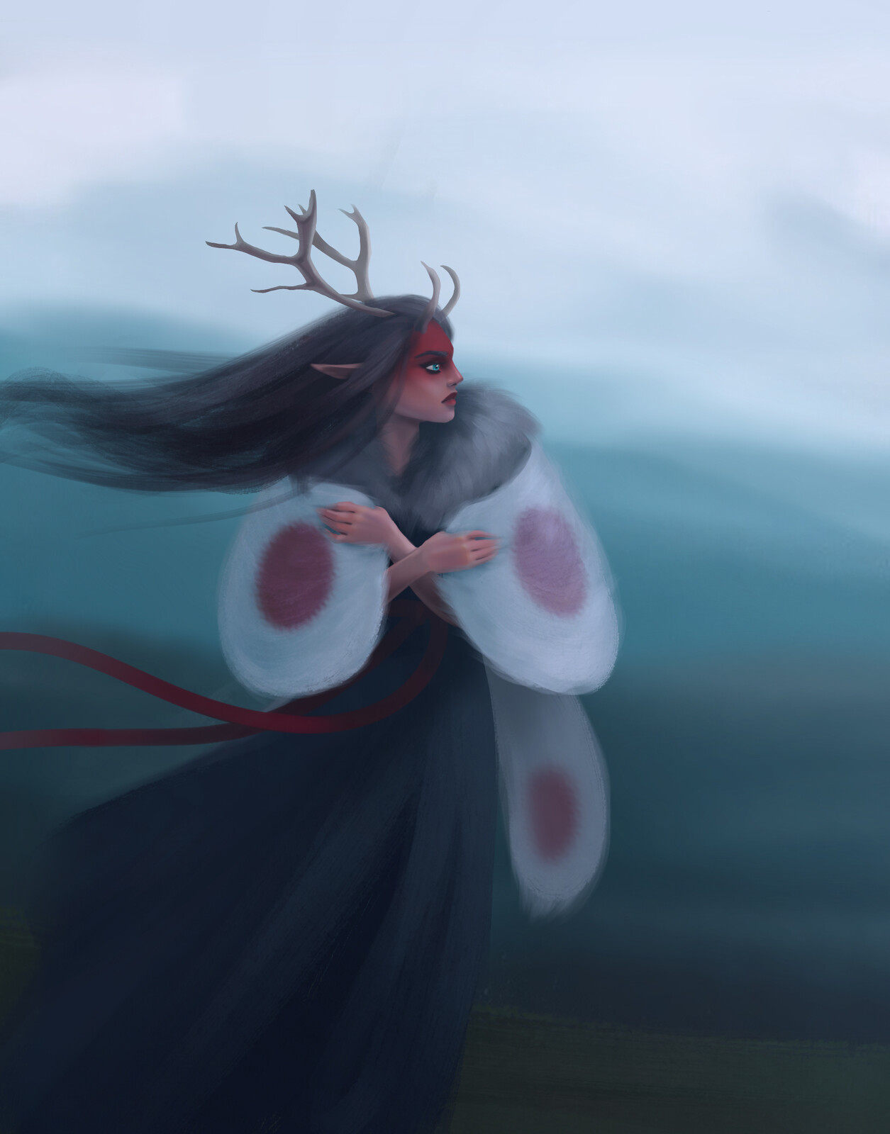 Fairy of a wild tundra