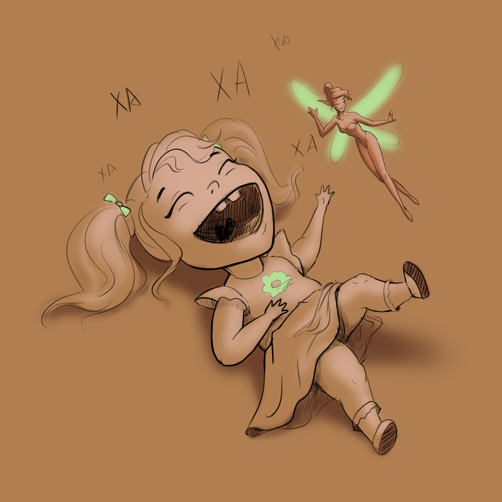 Fairy of a children's laughter
