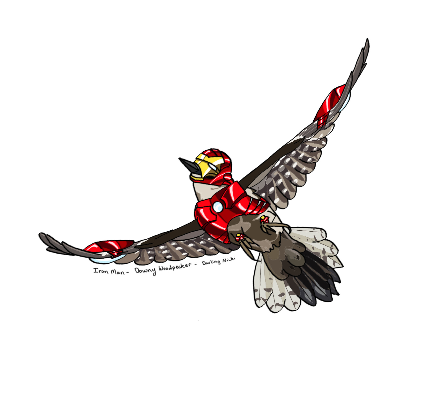 ArtStation Avengebirds Iron Man