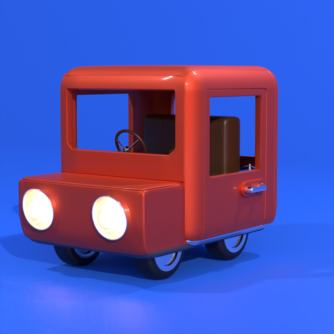 ArtStation Default Cube Car