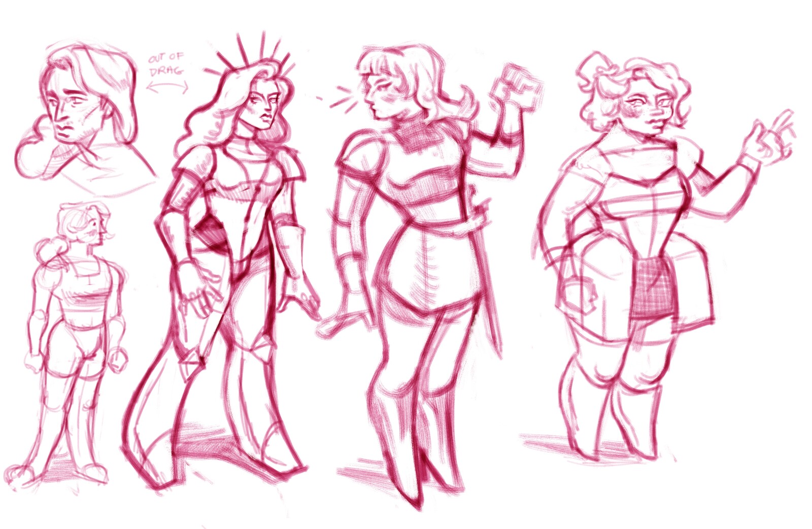 Medieval Drag Character Exploration