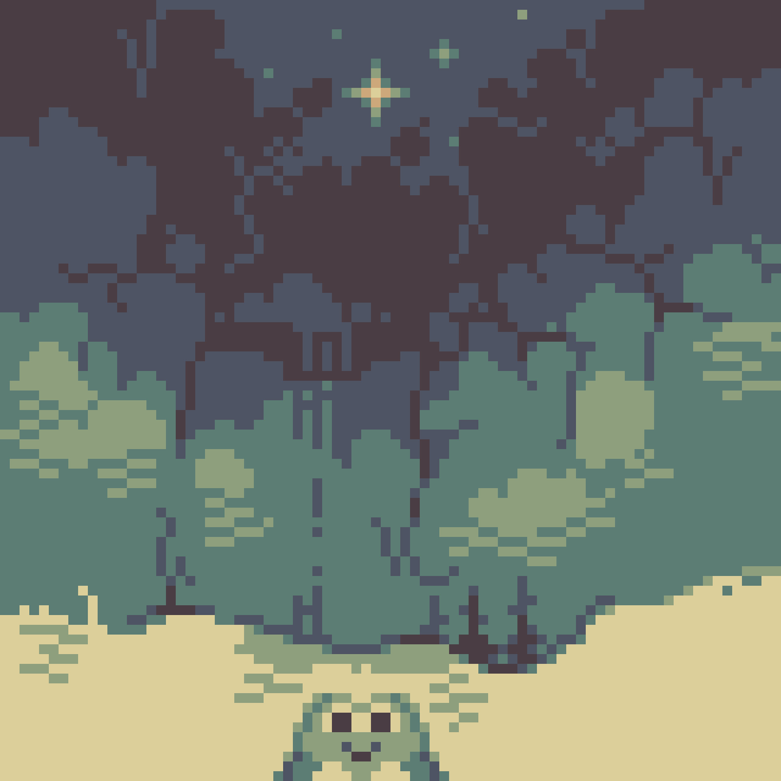 Page 7.
And on his way, he met, our glorious Someone, a ray of hope, a toad-sorceress that showed him the way further.