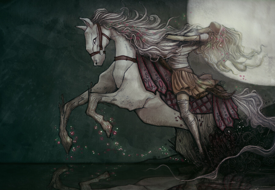 Kaye brings the carousel horse to life