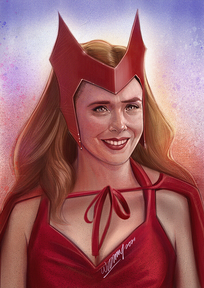 Artstation Wanda Vision Portrait