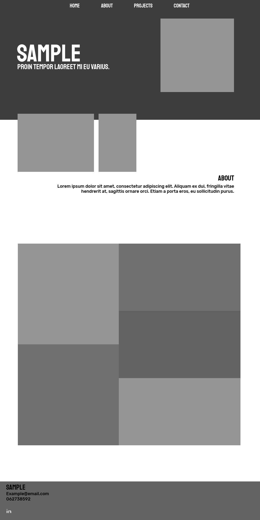 ArtStation - Website sample