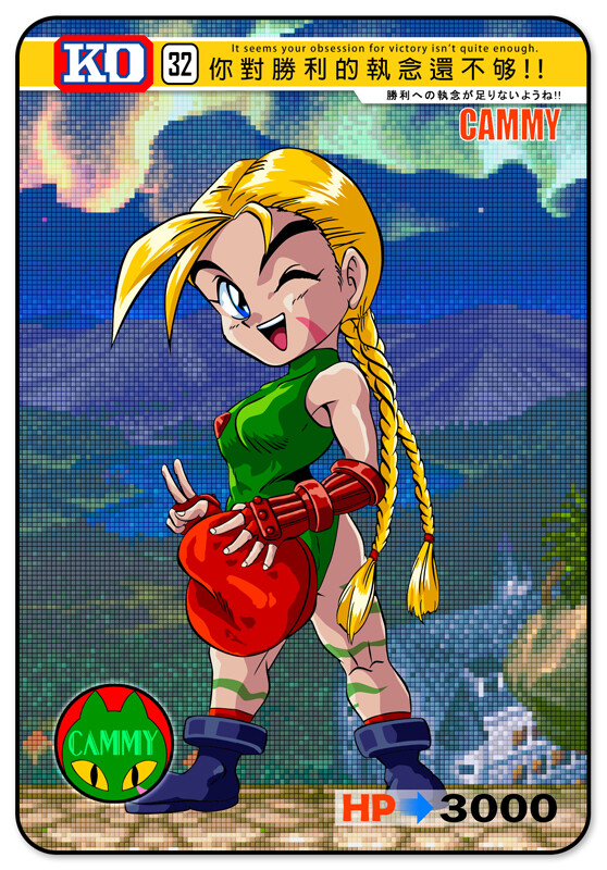 ArtStation - StreetFighter Card HD Reset(Cammy)