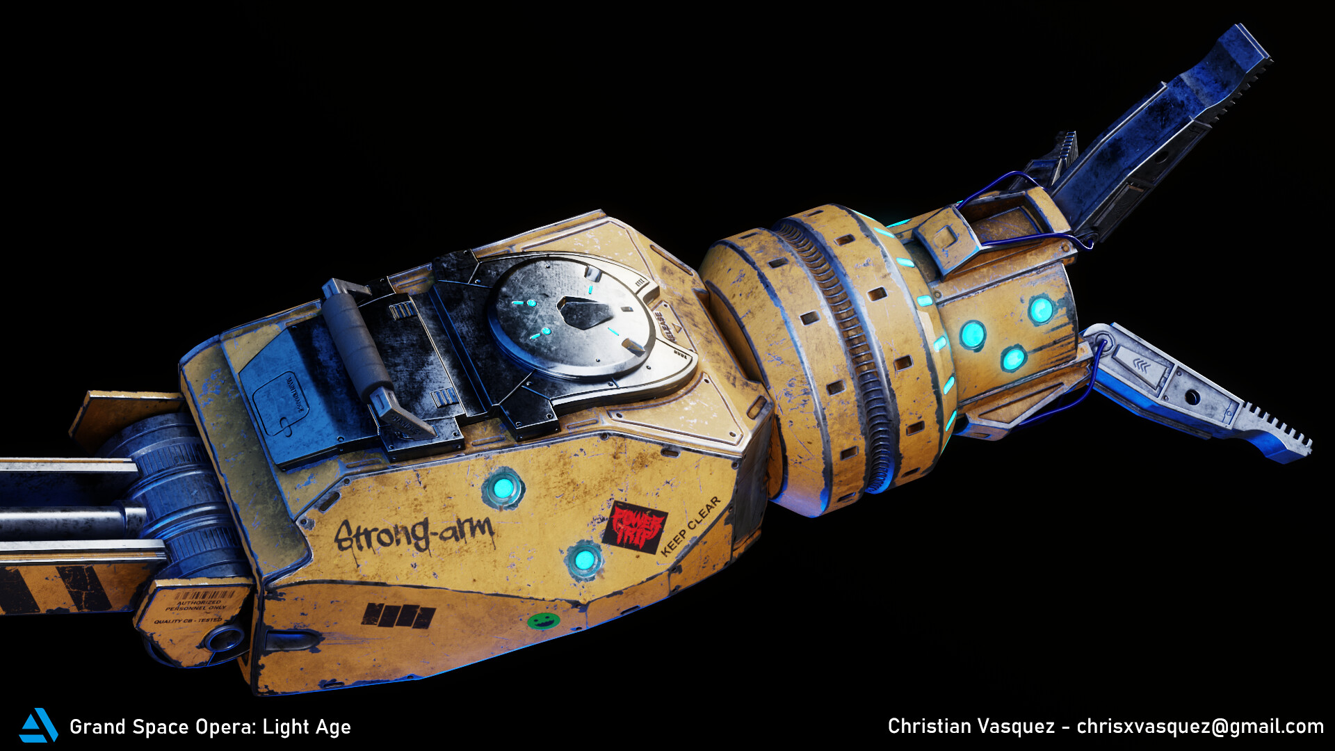 Art of Christian Vasquez - Strong-arm: Grand Space Opera