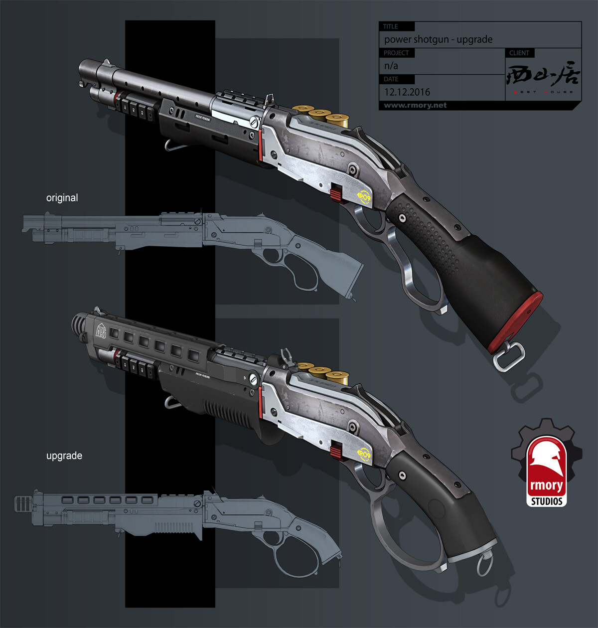 shotgun upgrade - by rmory studios