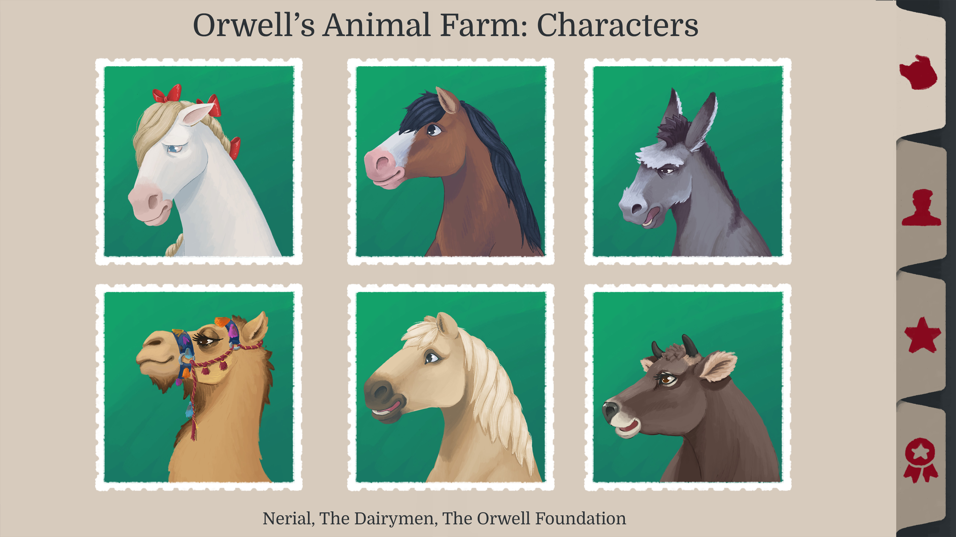 ArtStation - Orwell's Animal Farm: Characters