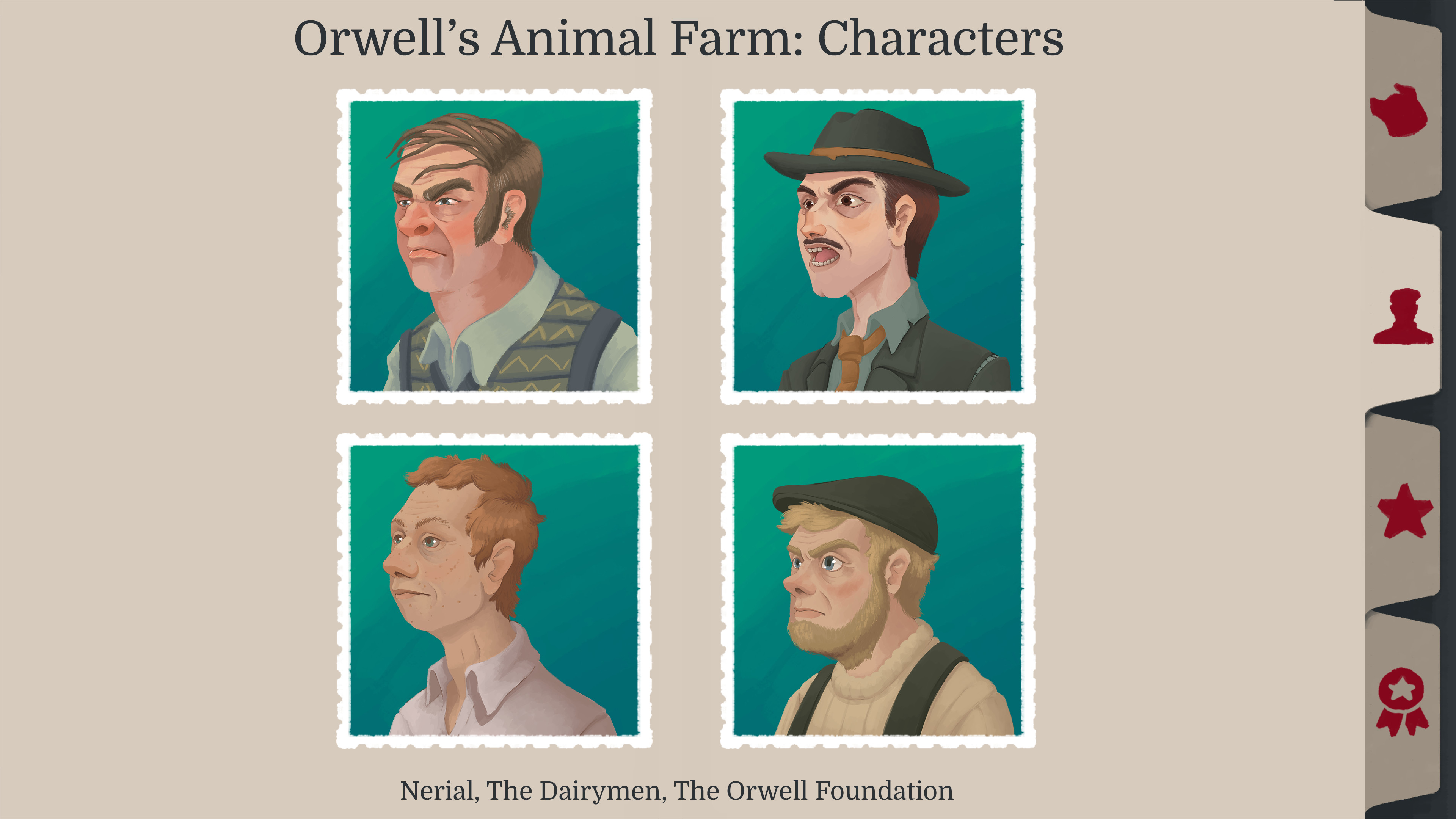 HELO100 - Orwell's Animal Farm: Characters