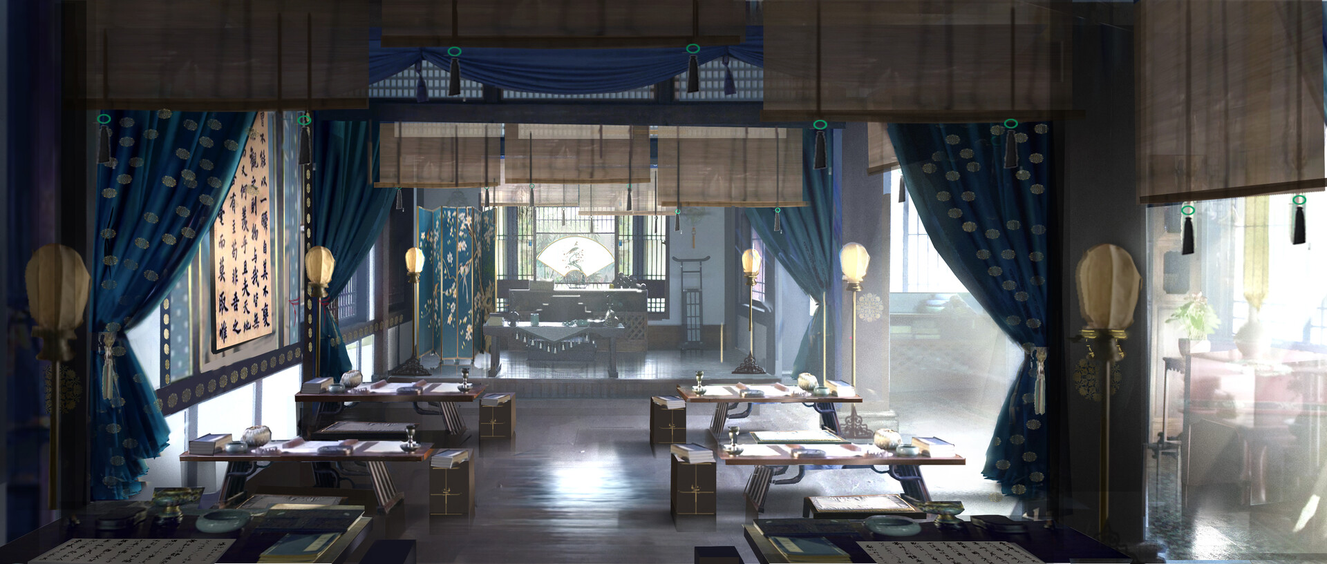 ArtStation 古代书院