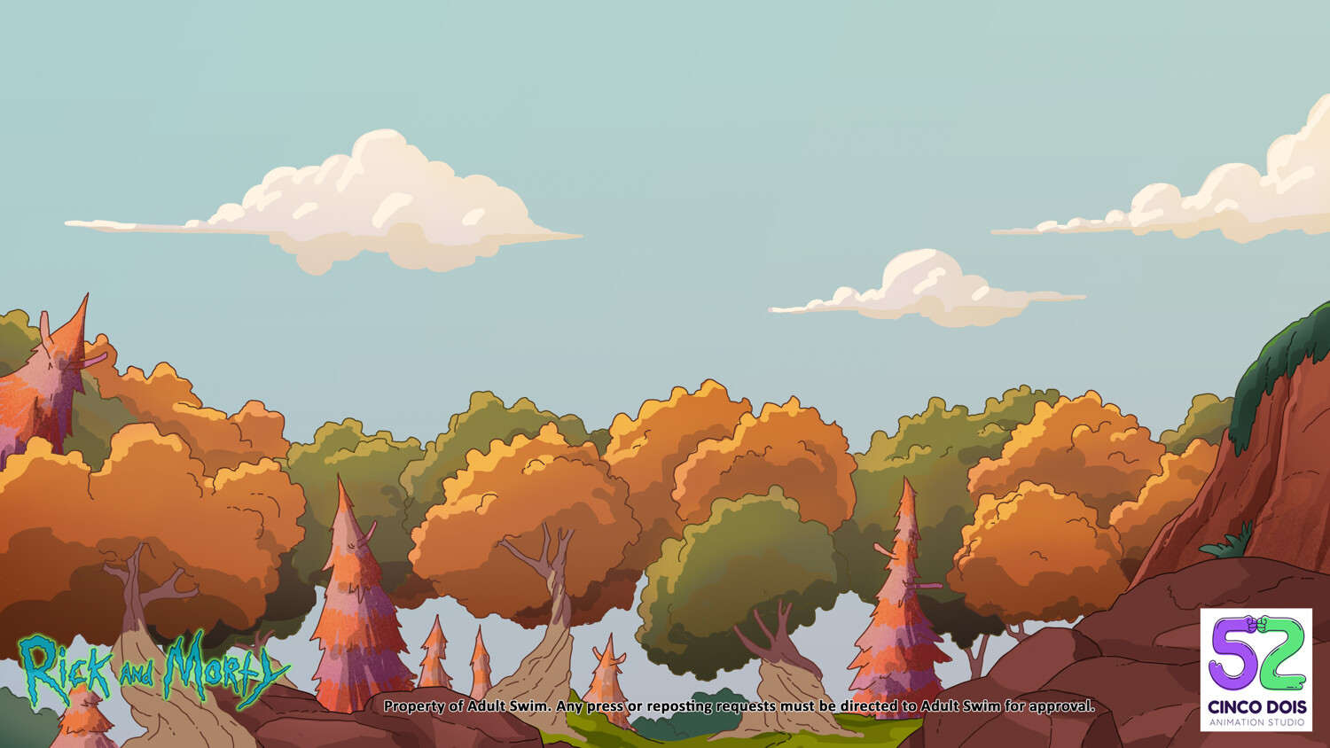 ArtStation - Rick and Morty: Childrick of Mort background paintings
