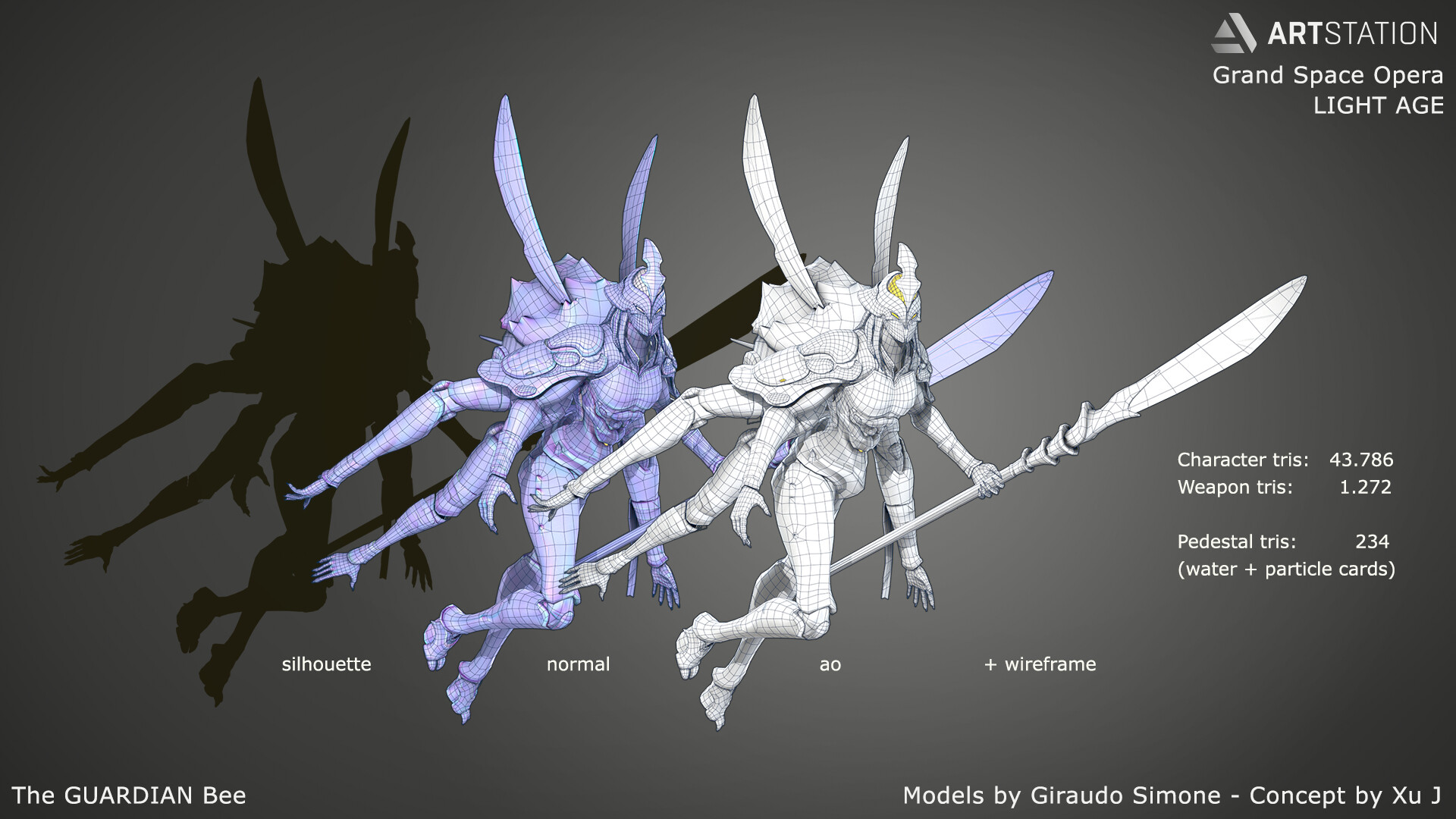 Artstation The Guardian Bee Simone Giraudo
