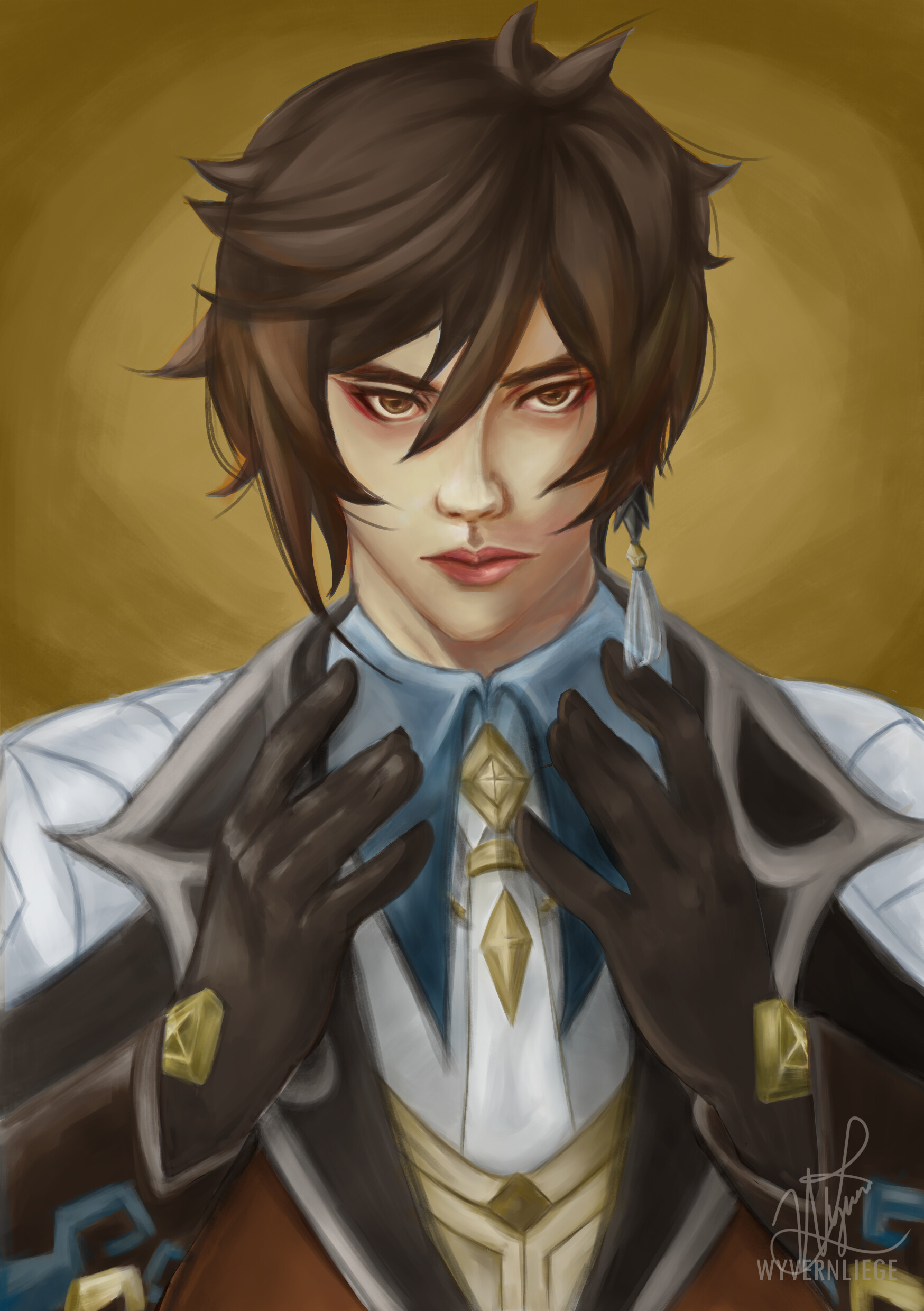 Artstation Zhongli From Genshin Impact Wyvernliege