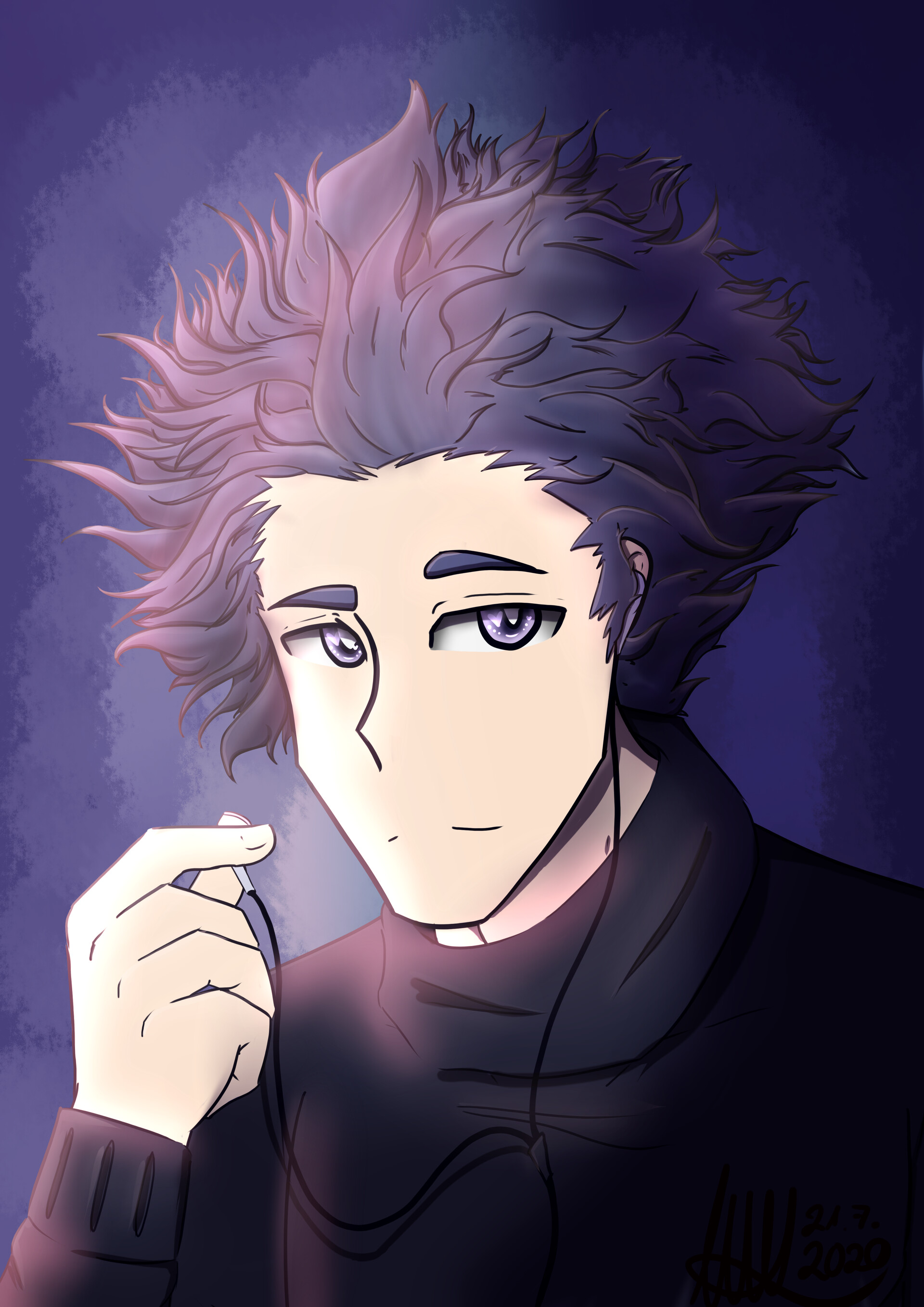 pix My Hero Academia Hitoshi Shinso Fanart my hero academia conny wolf