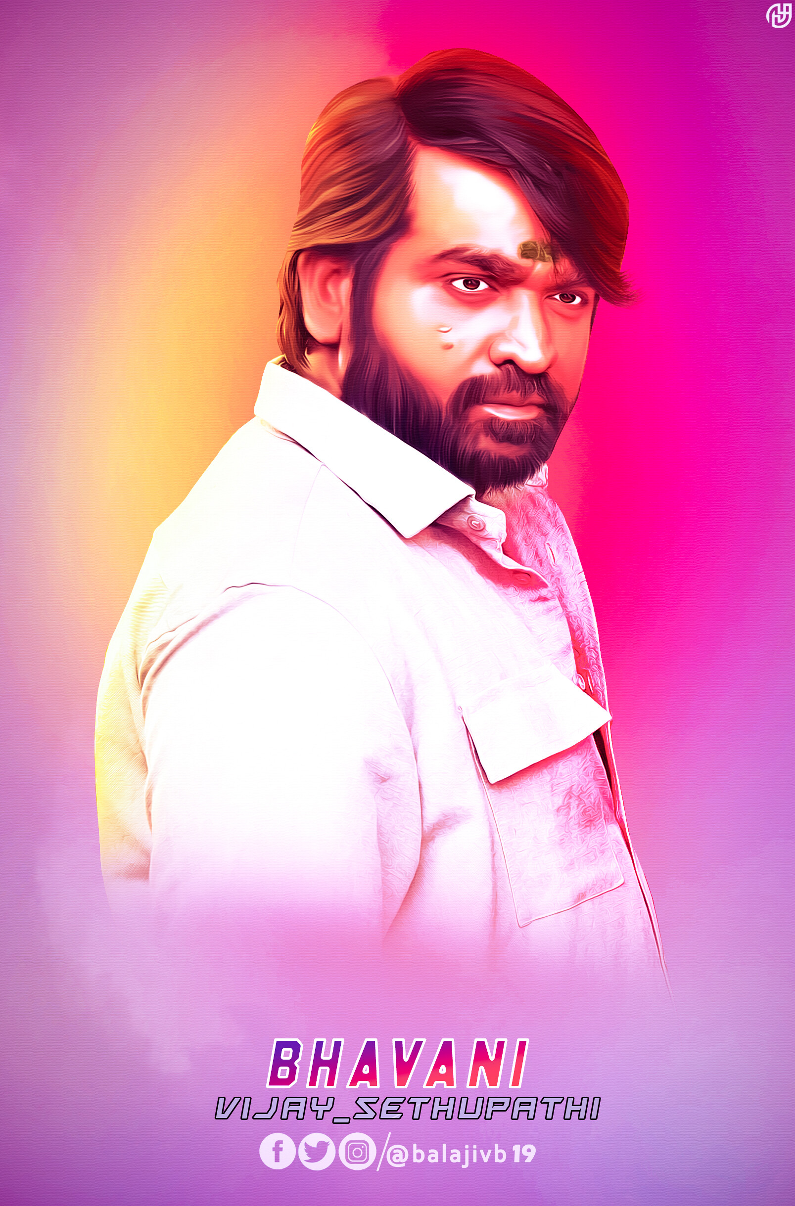 Artstation Master Vijay Sethupathi Balaji Vb