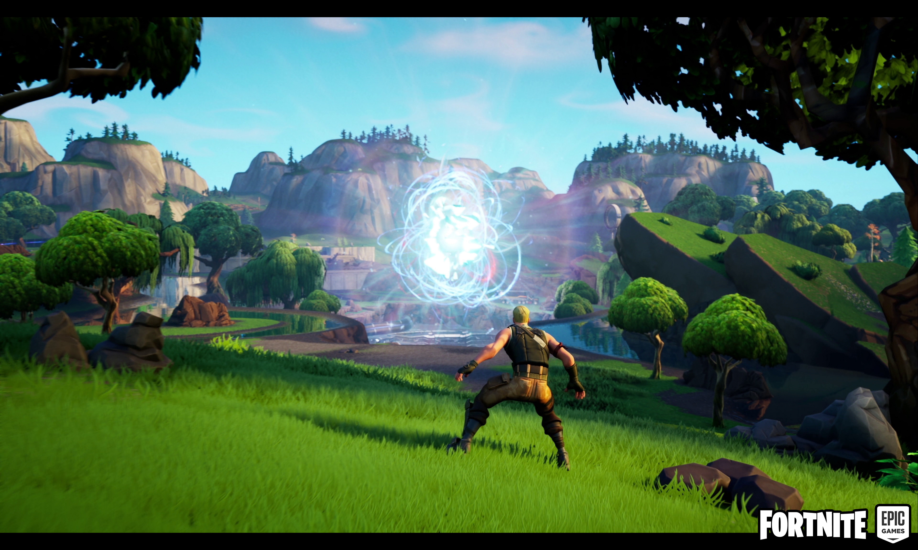 Set dressing structural meshes, grass and rock shader modification. Tree, grass and rock placement.