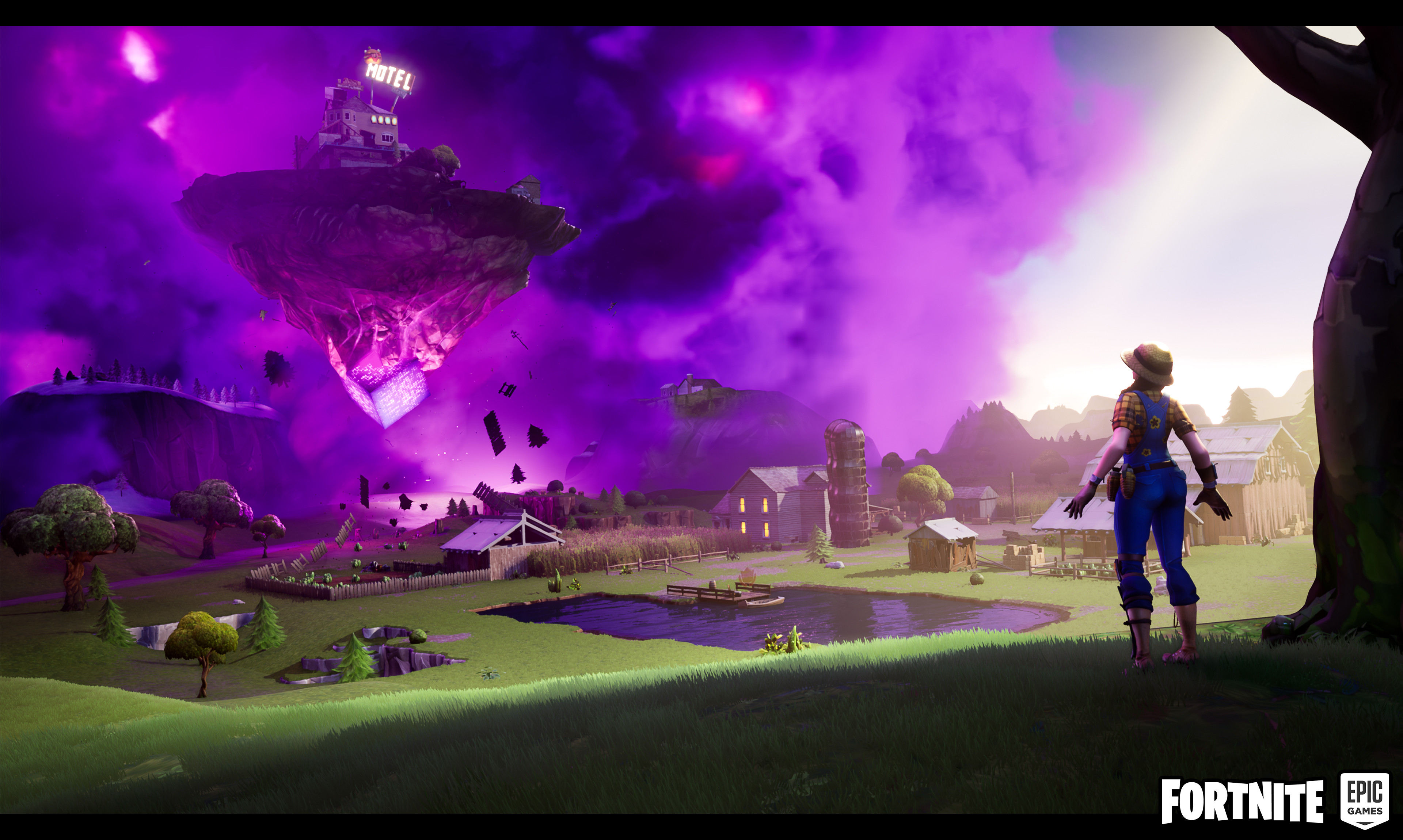 Screenshot - Grass shader modification. Distant tree and grass placement. Partial prop placement.