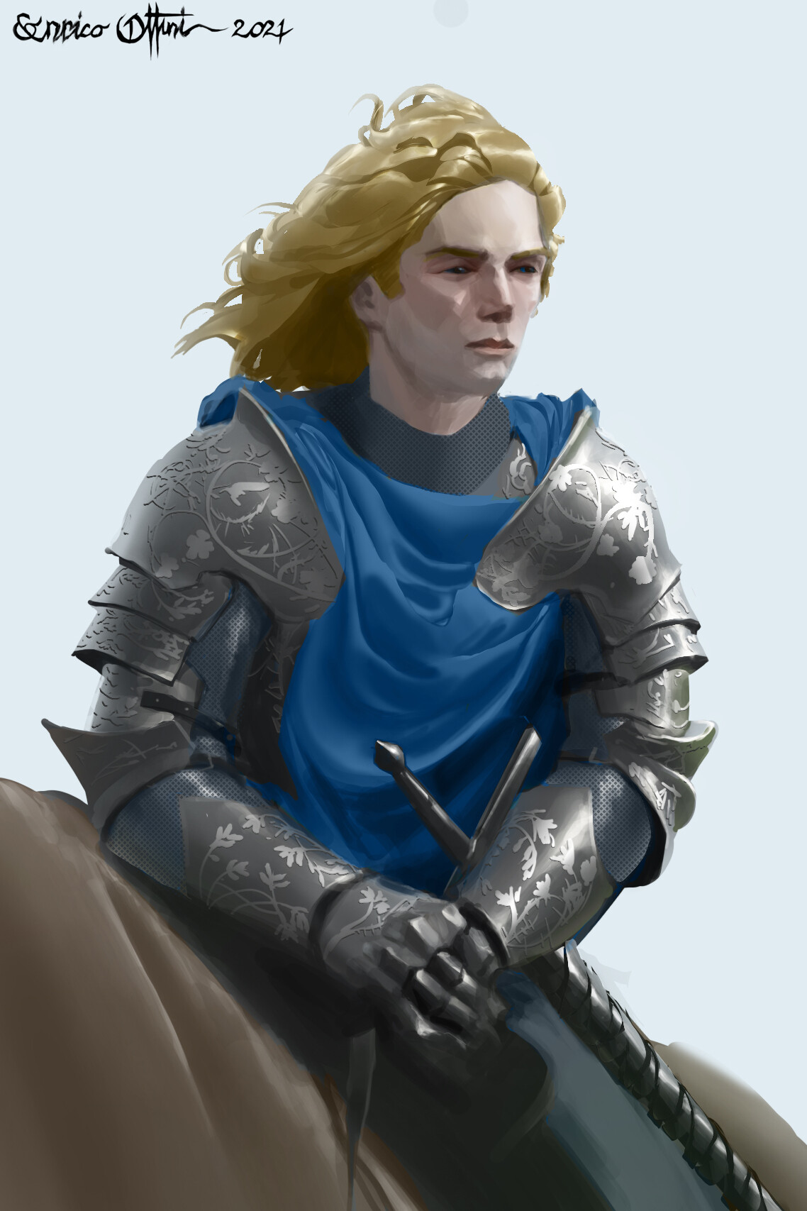 ArtStation The Knight of Flowers