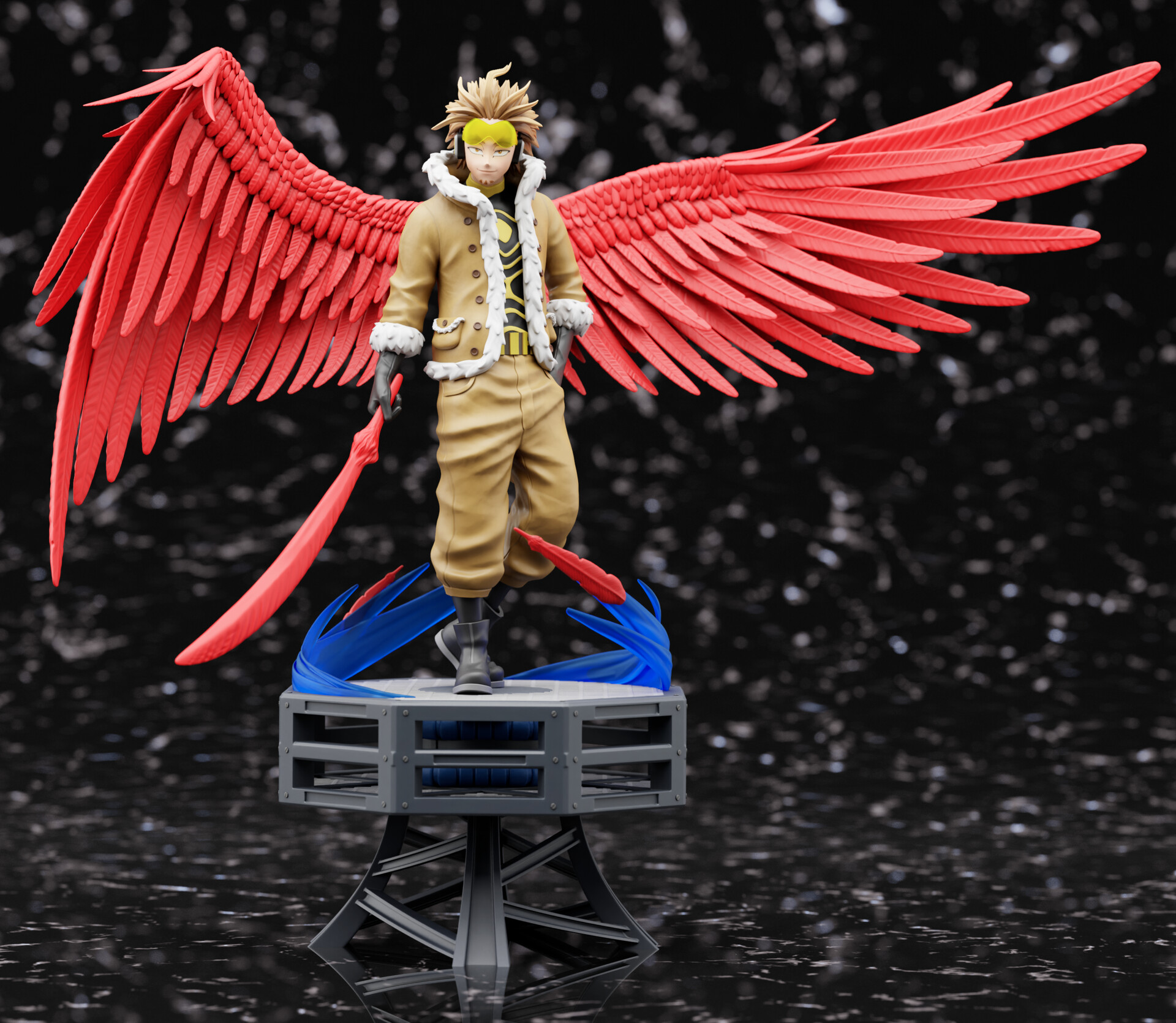 age of heroes hawks figurine