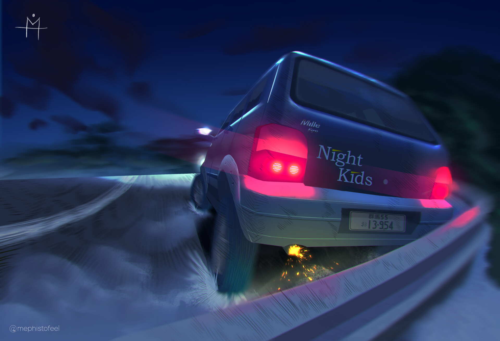 ArtStation - Uno - Initial D